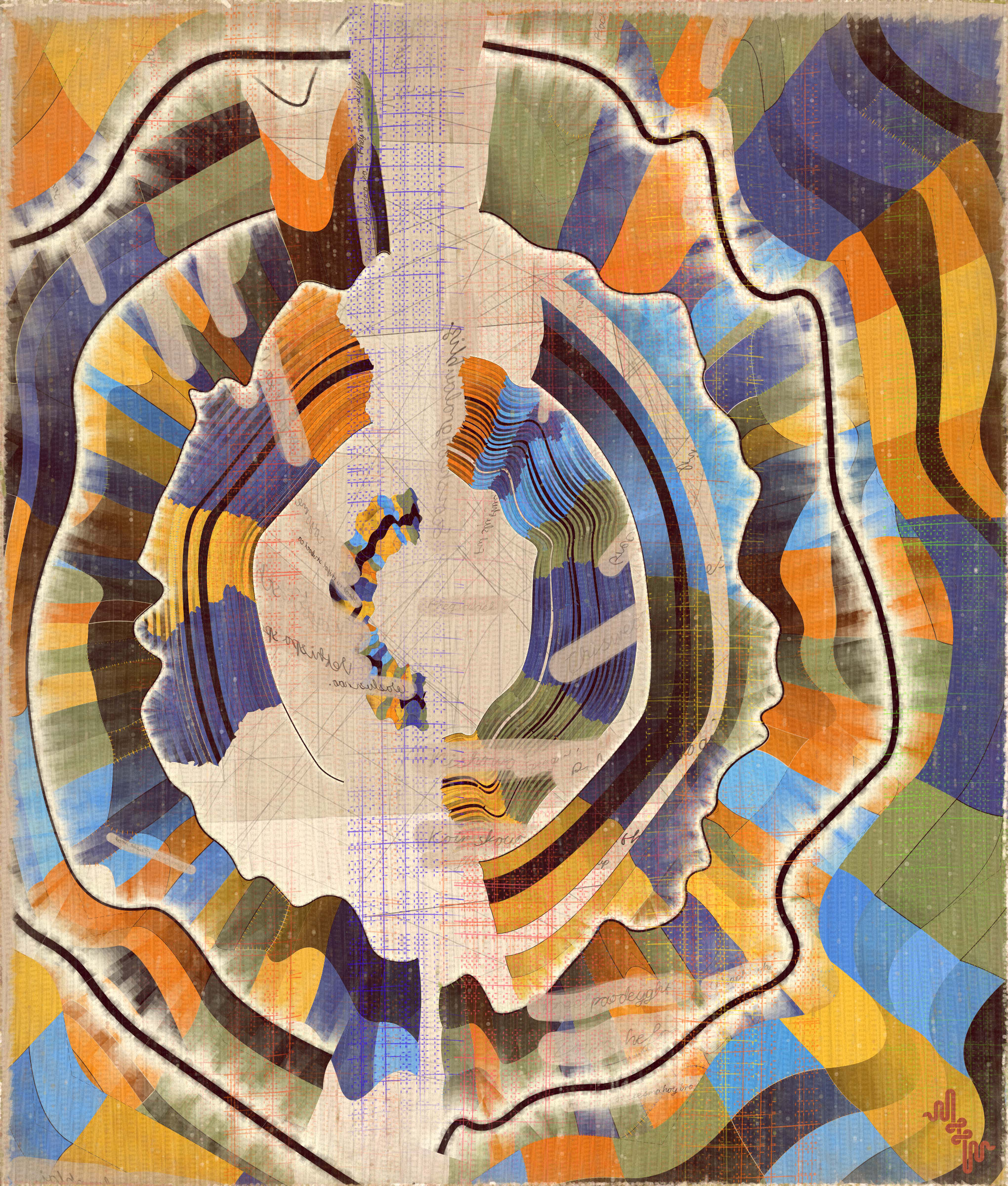 Amplitudes of Canvas #1000175