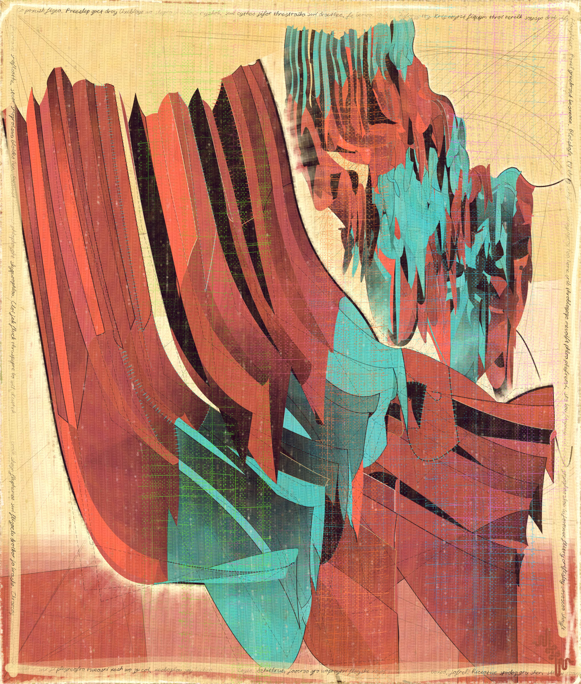 Amplitudes of Canvas #1000180