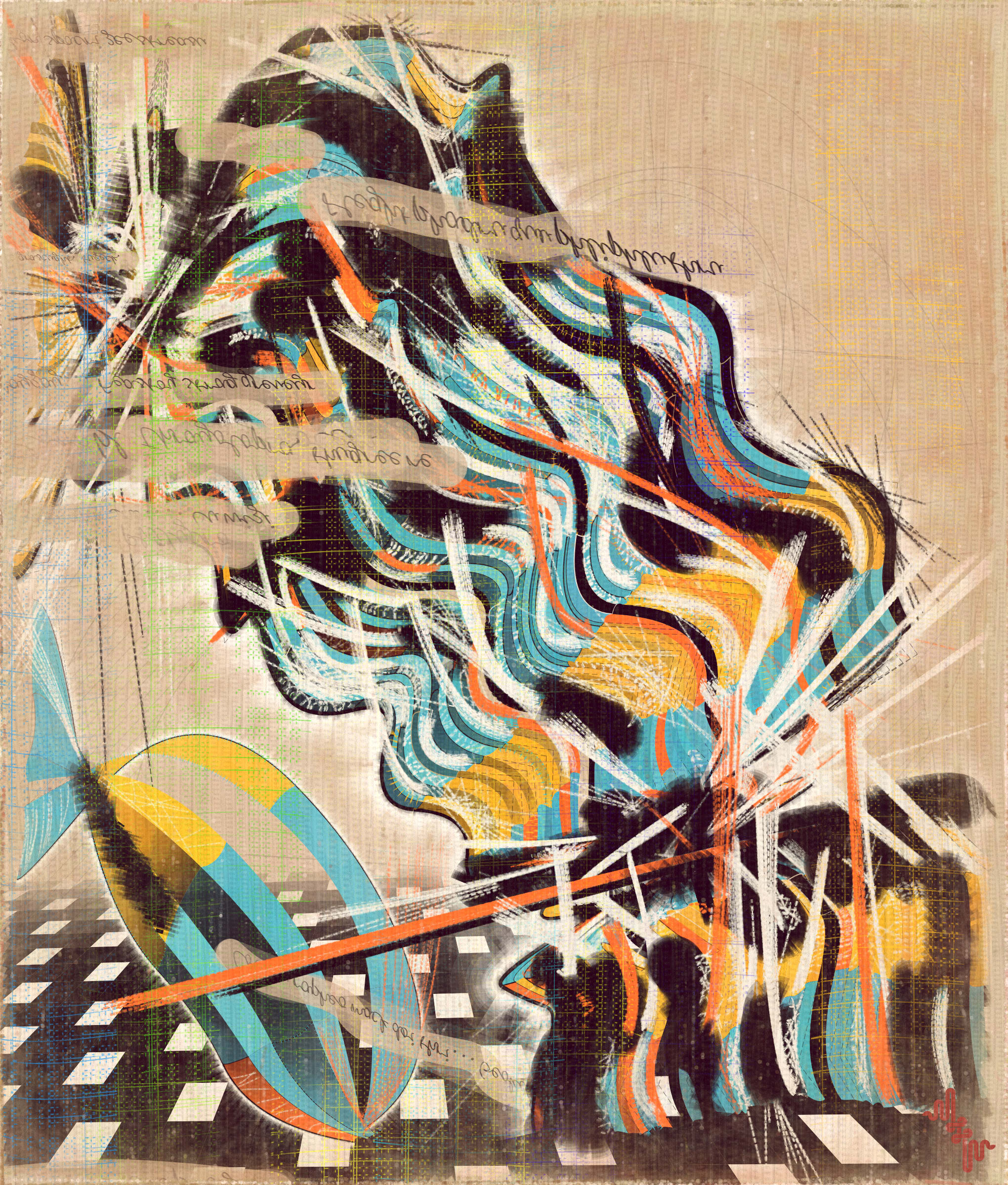 Amplitudes of Canvas #1000182