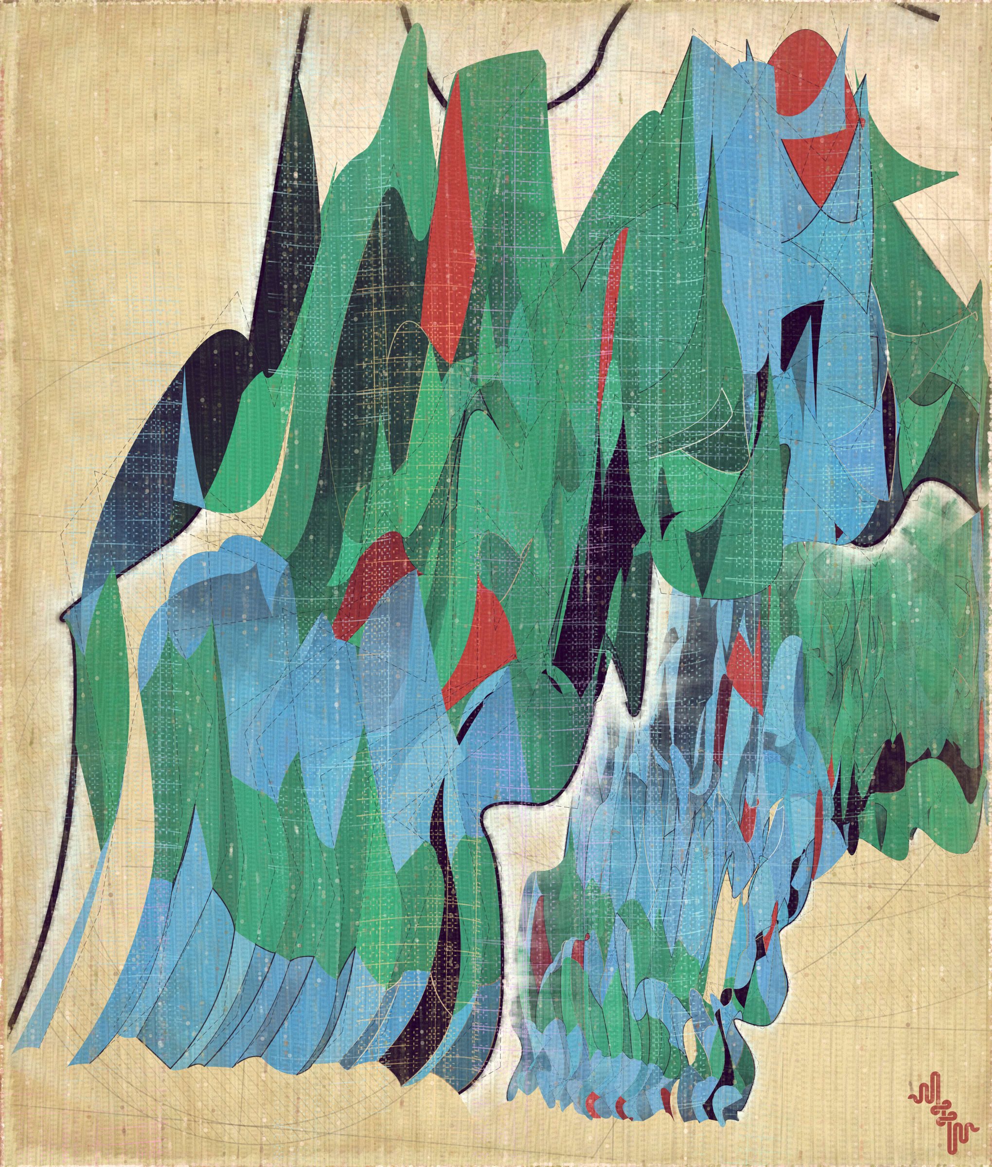 Amplitudes of Canvas #1000183