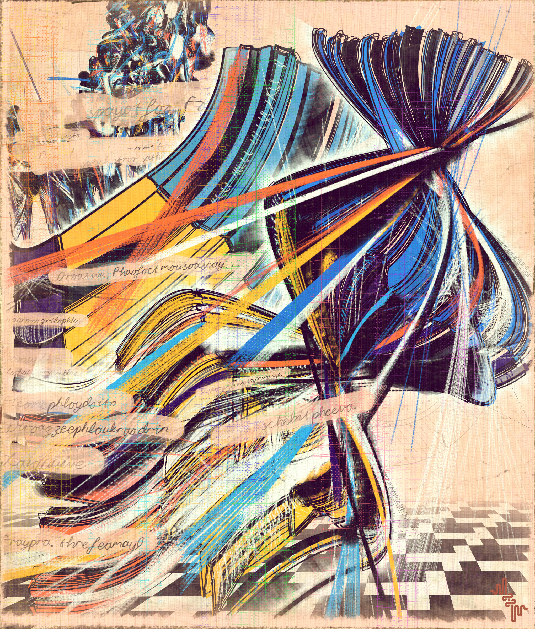 Amplitudes of Canvas #1000189