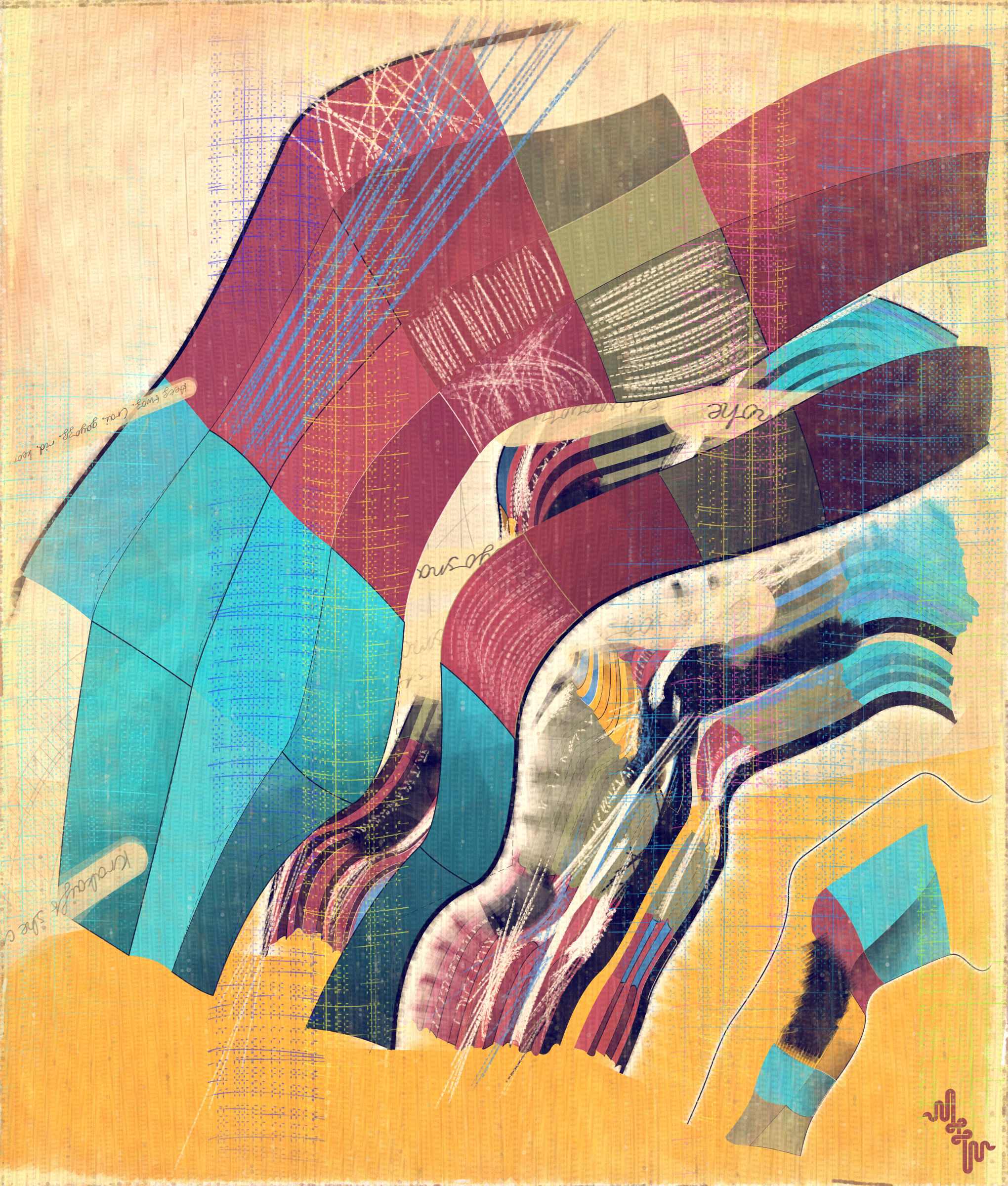Amplitudes of Canvas #1000192
