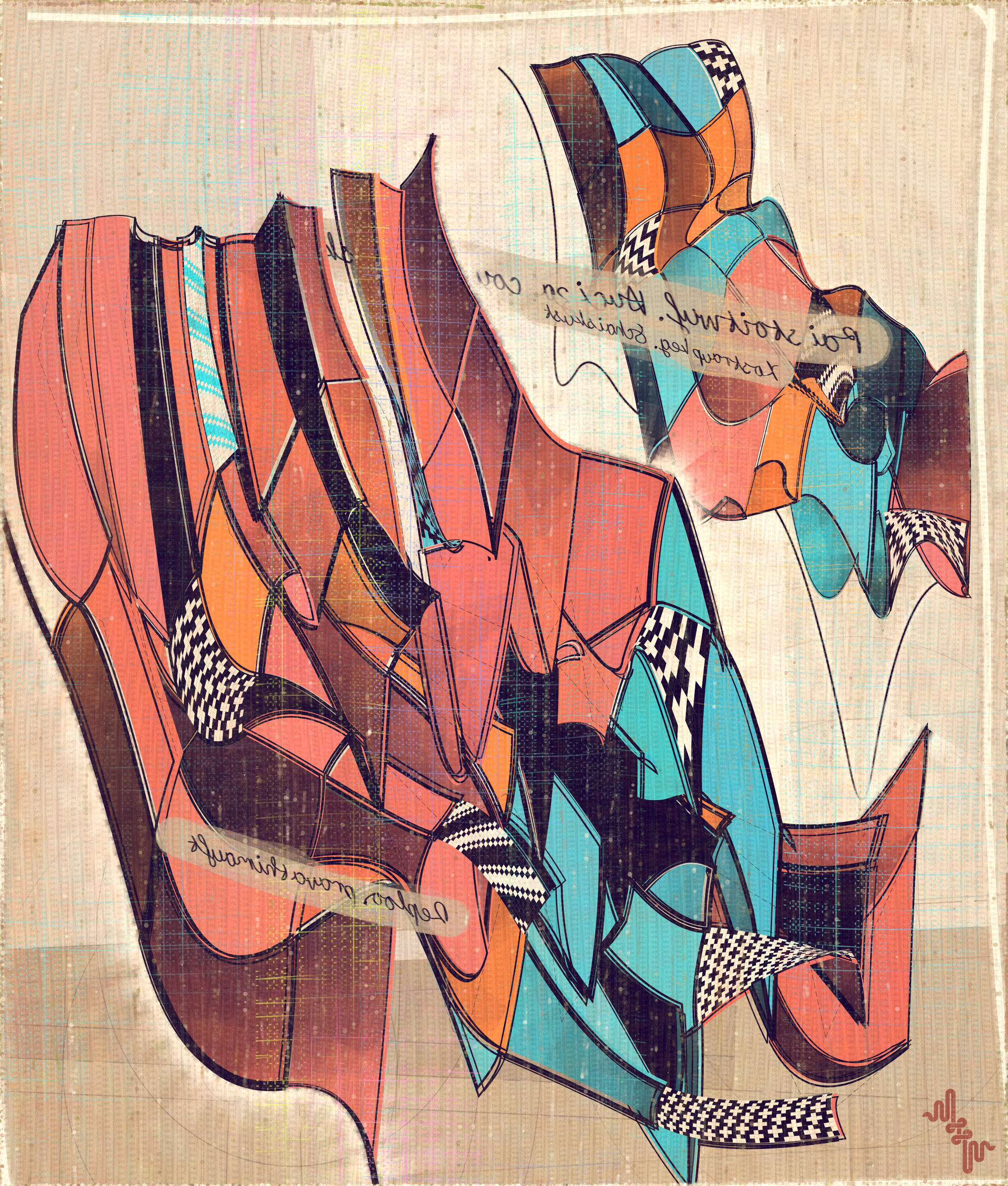 Amplitudes of Canvas #1000193