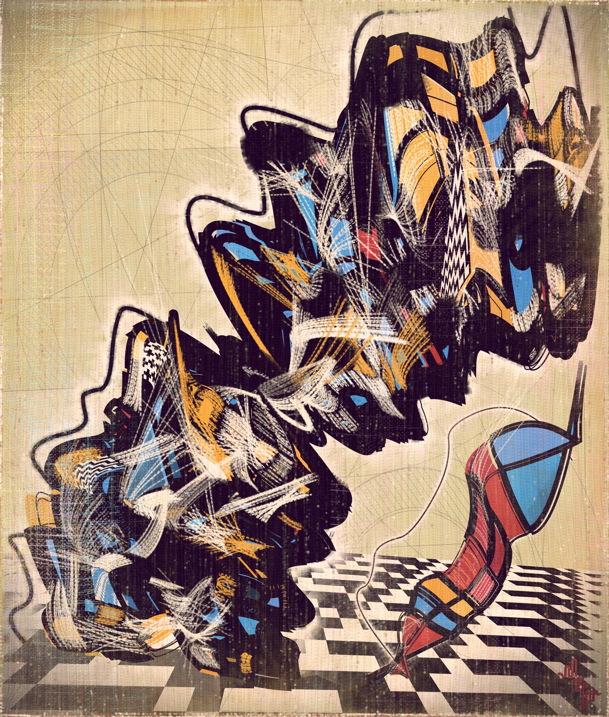 Amplitudes of Canvas #1000194