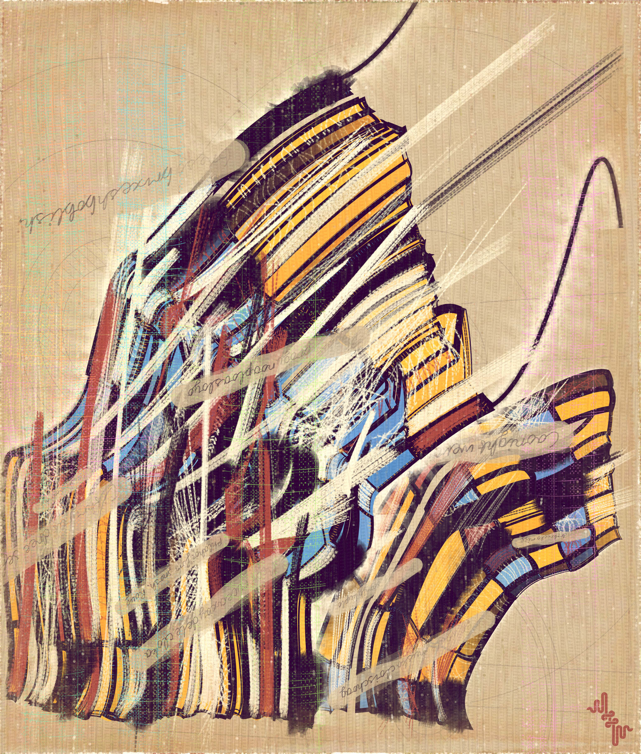 Amplitudes of Canvas #1000195