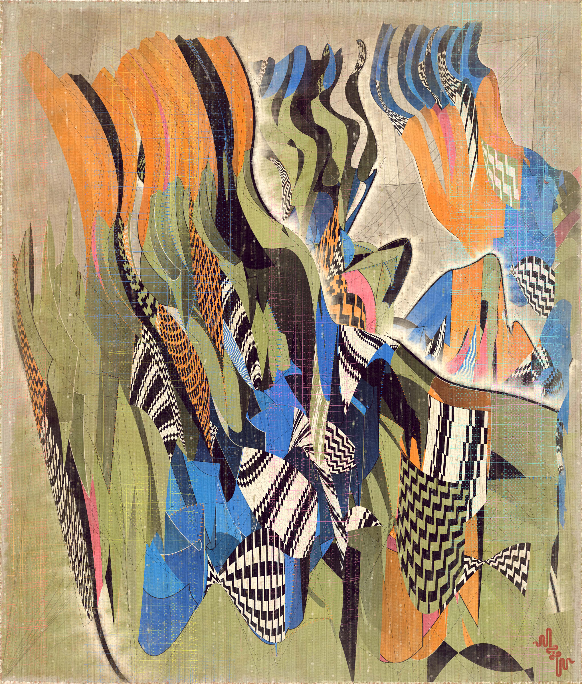 Amplitudes of Canvas #1000196
