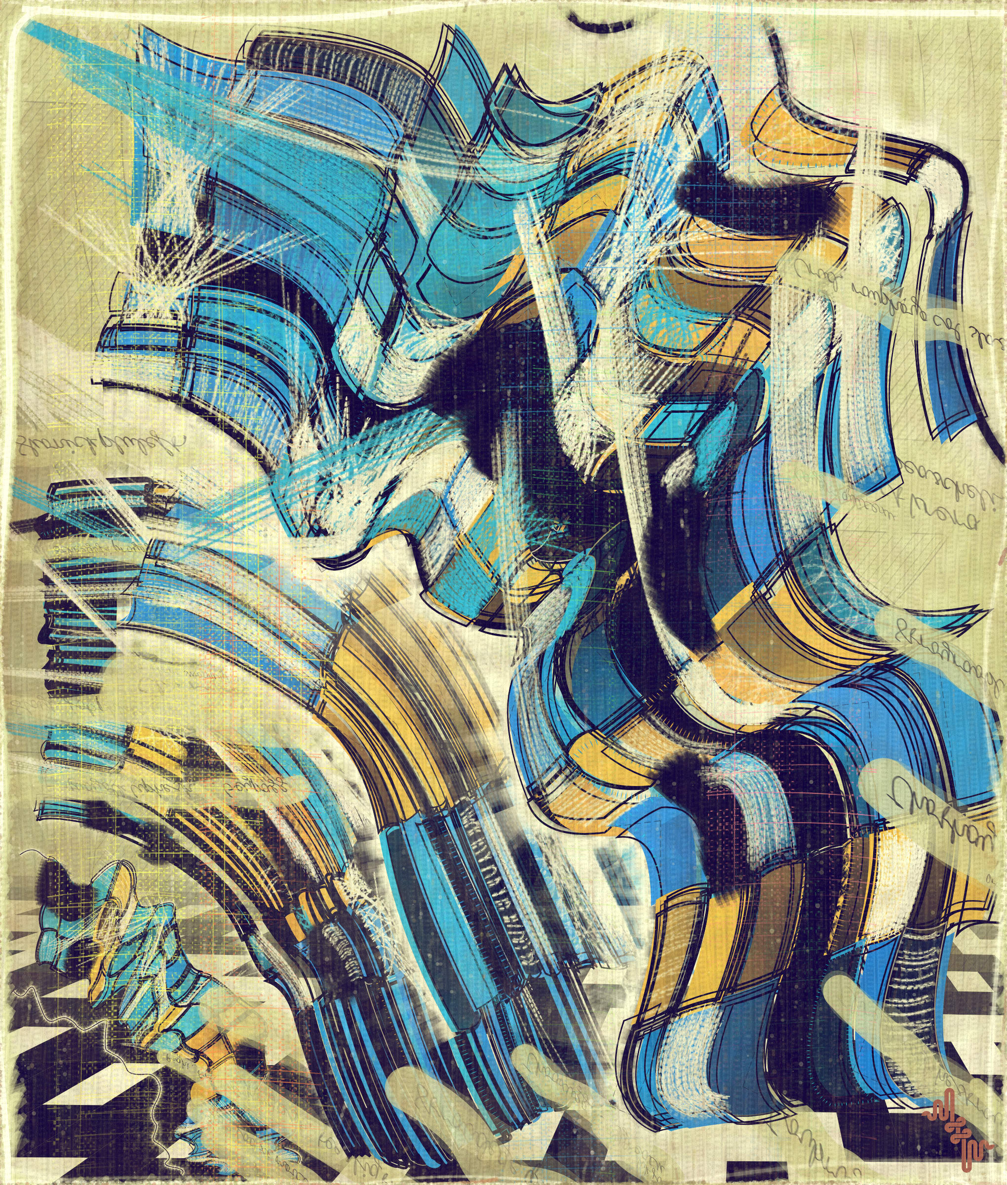 Amplitudes of Canvas #1000197