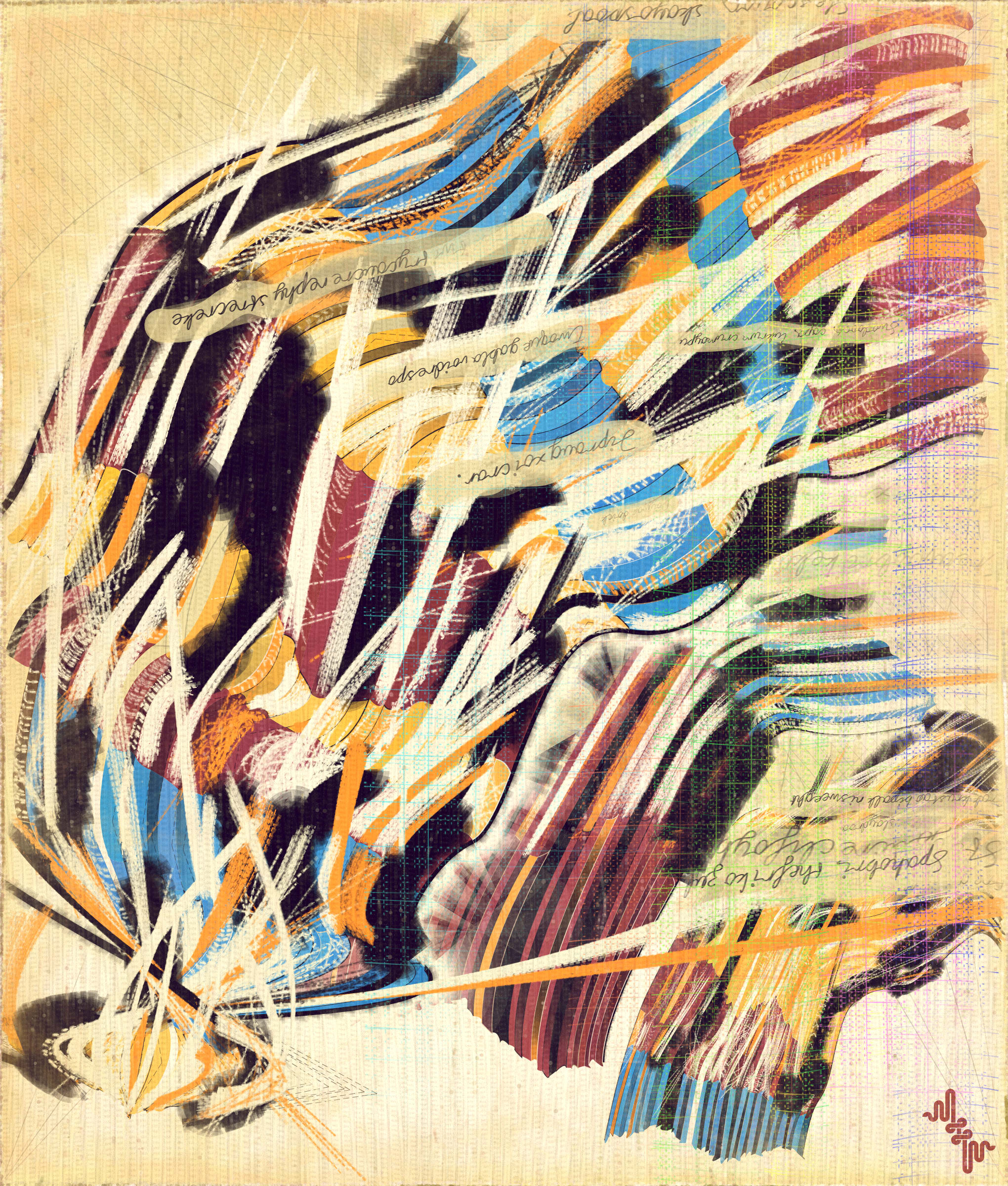 Amplitudes of Canvas #1000198