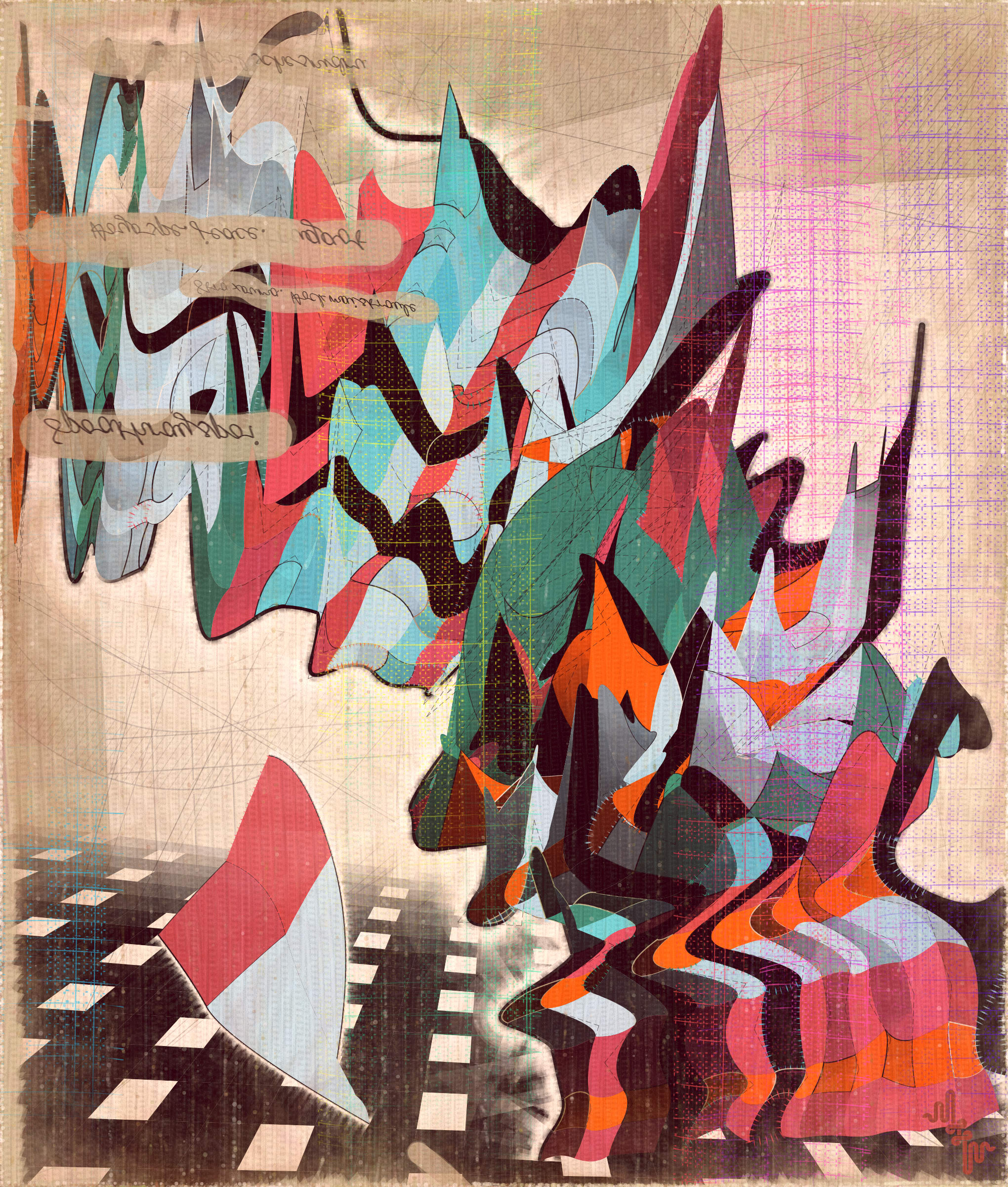 Amplitudes of Canvas #1000200