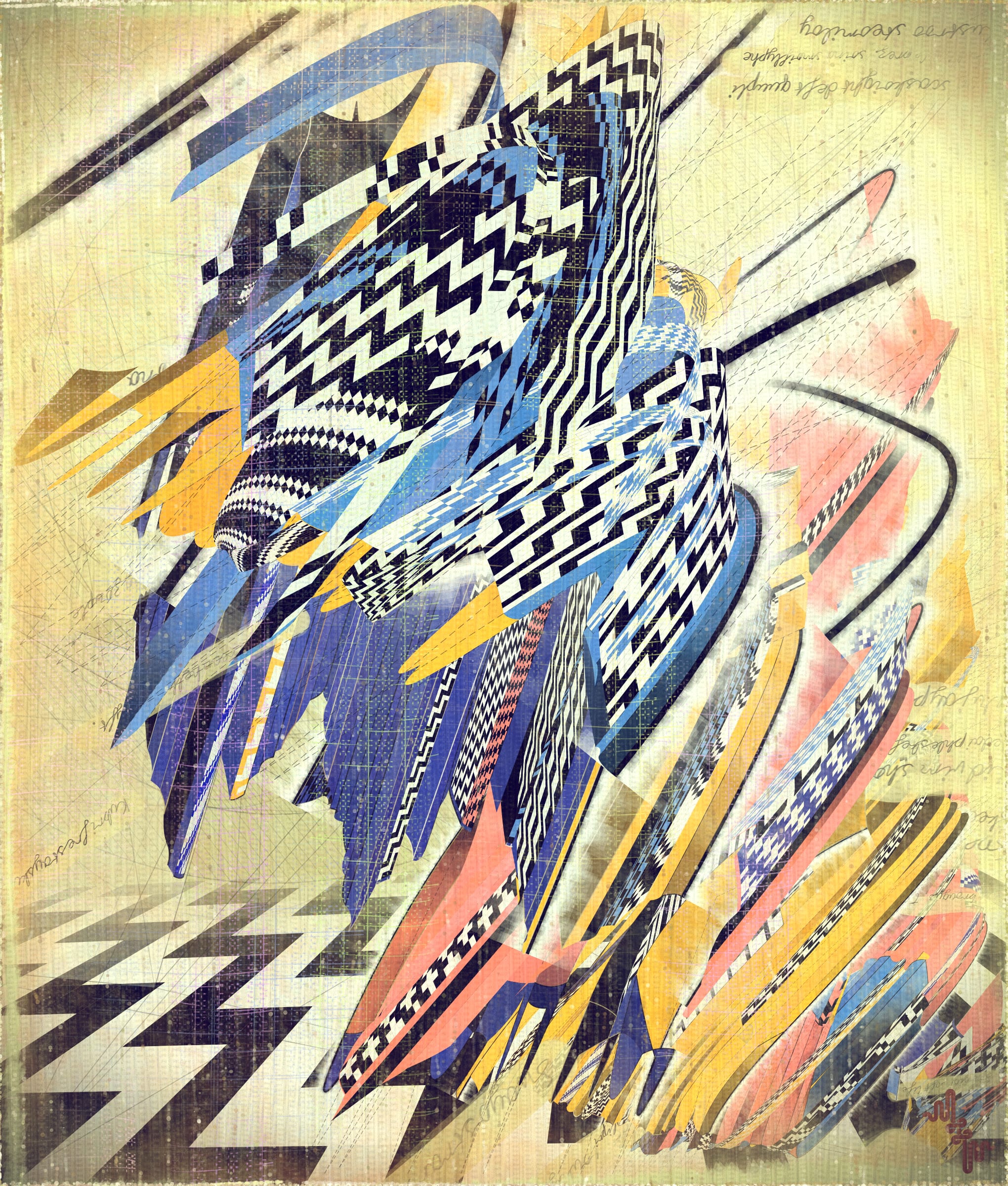 Amplitudes of Canvas #1000204