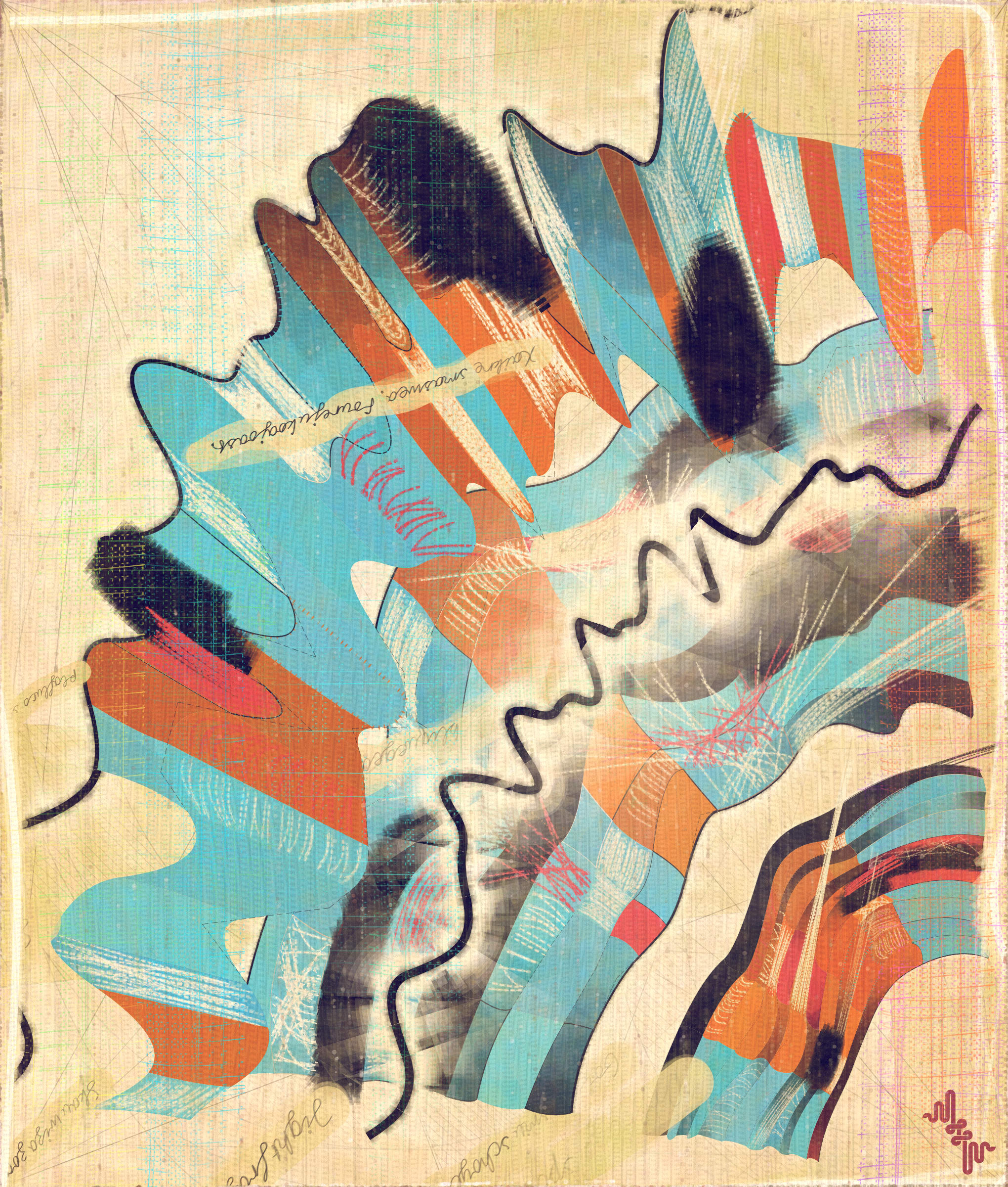 Amplitudes of Canvas #1000205