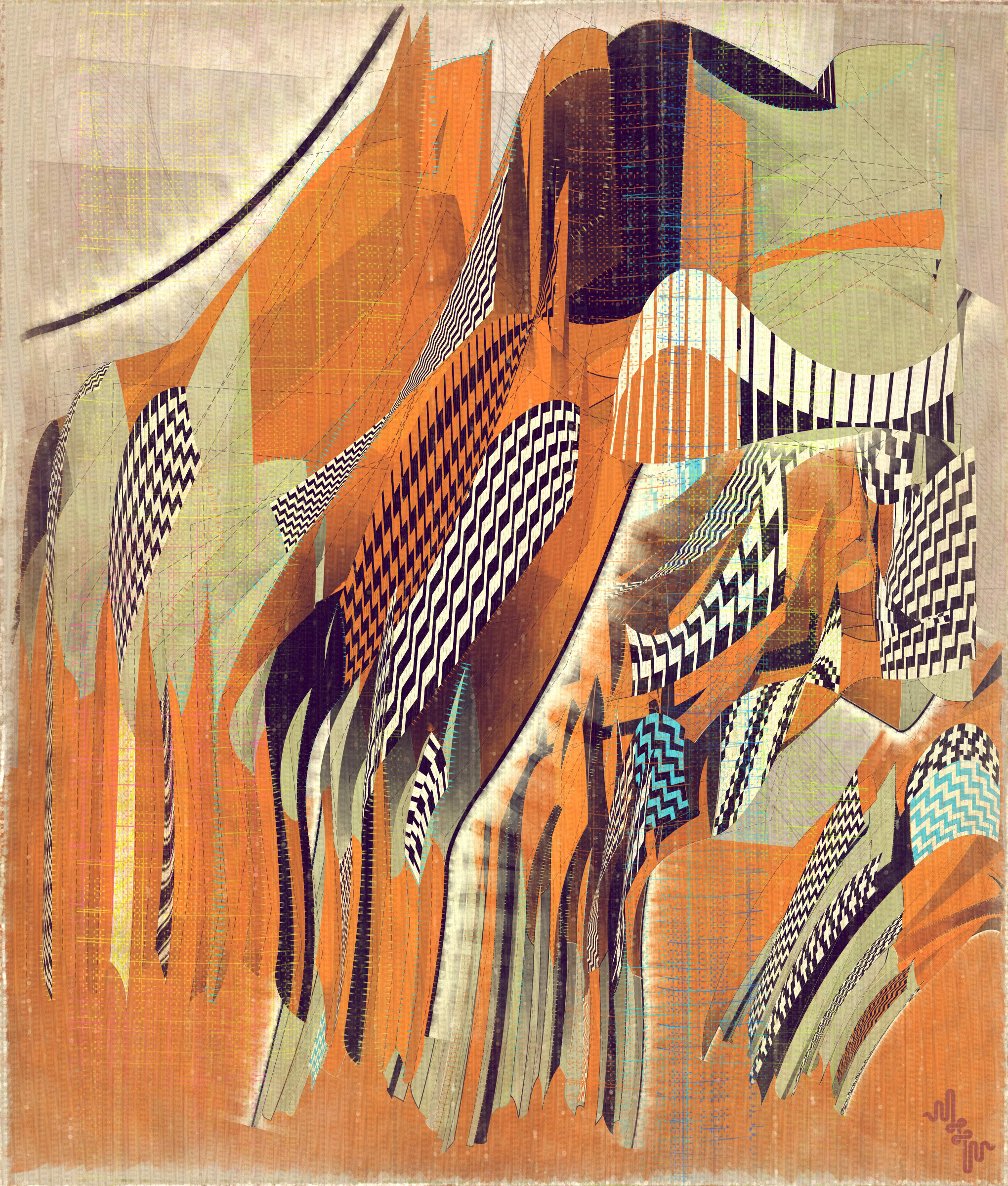Amplitudes of Canvas #1000206