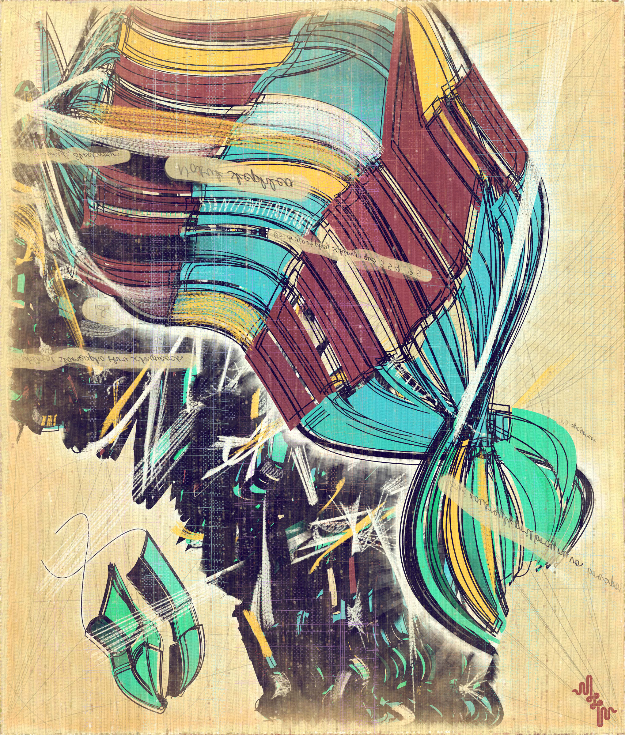 Amplitudes of Canvas #1000207