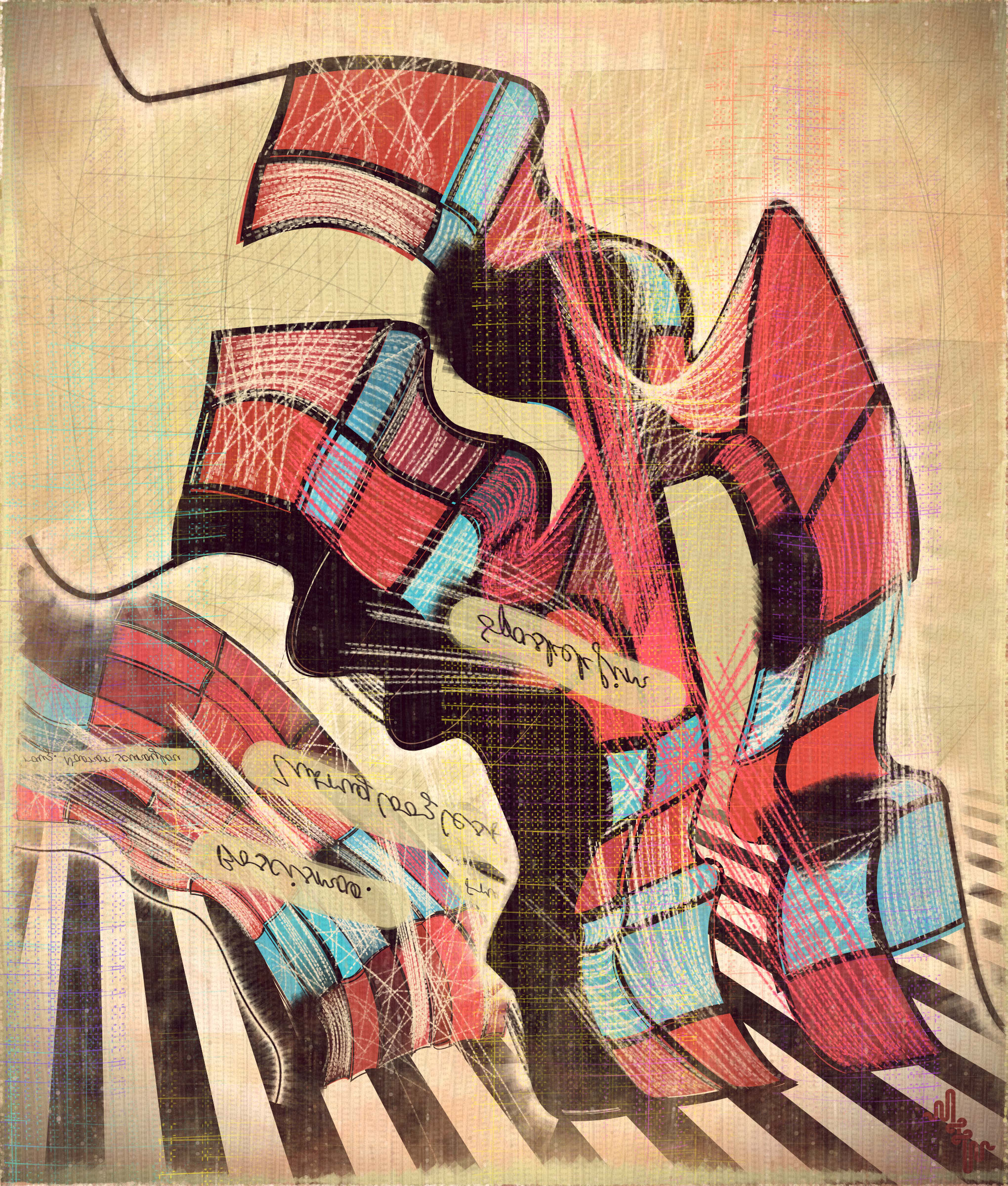 Amplitudes of Canvas #1000210