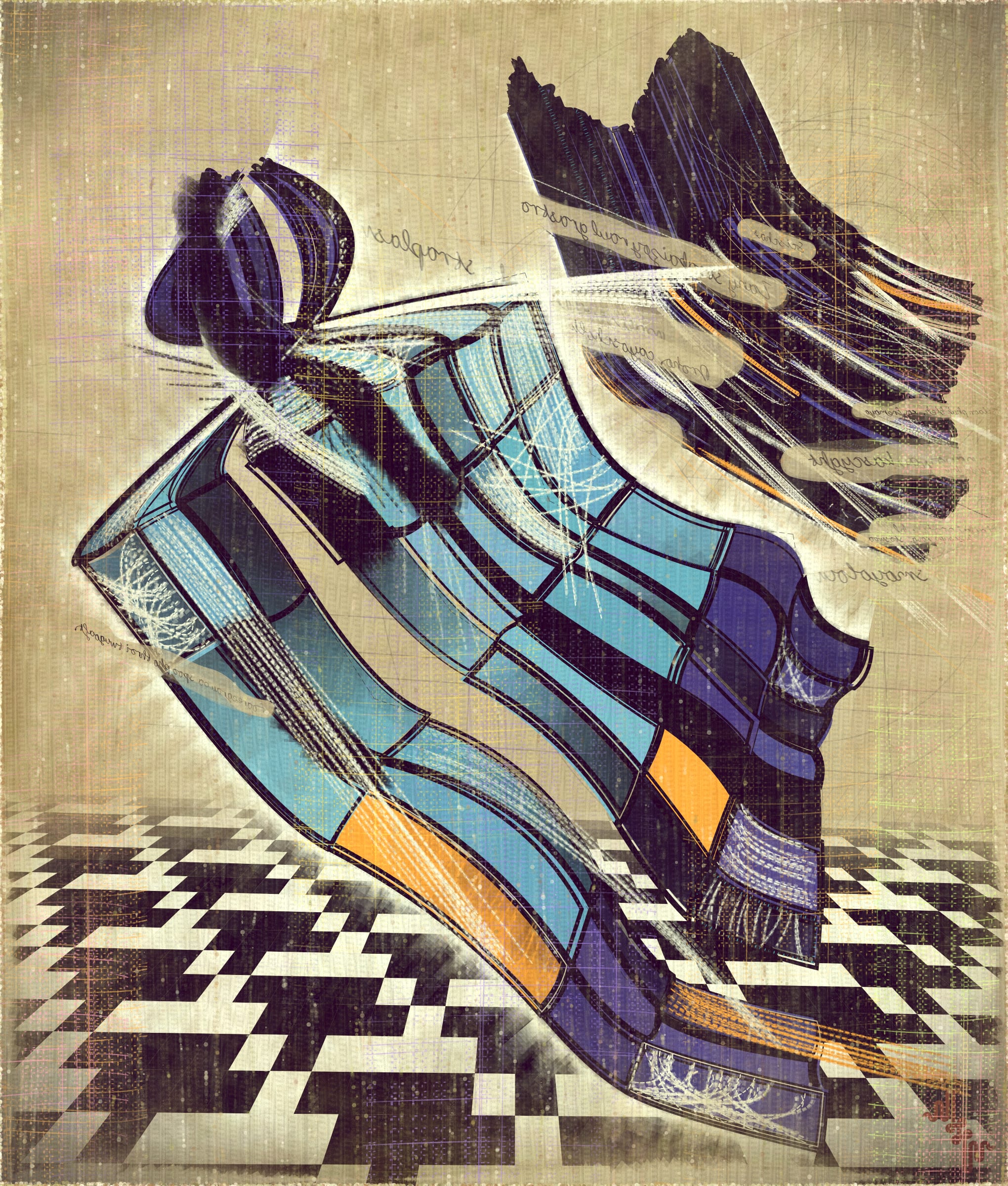 Amplitudes of Canvas #1000211