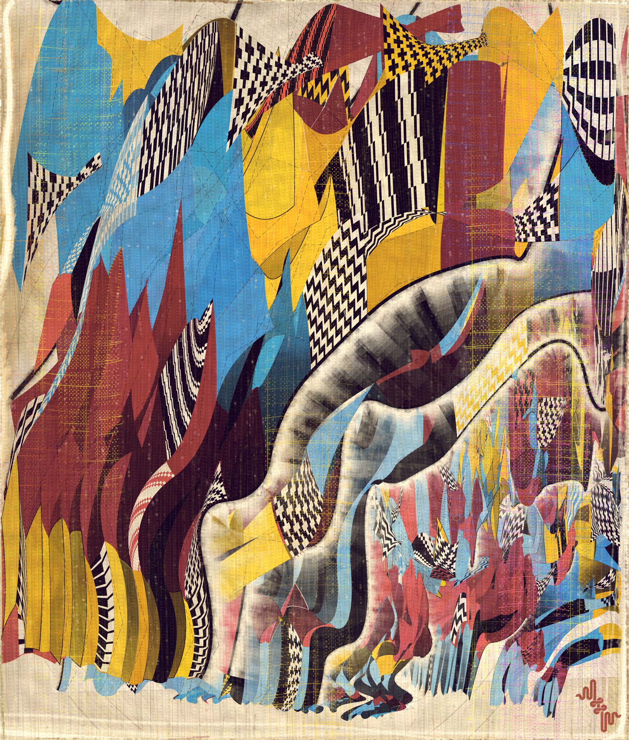 Amplitudes of Canvas #1000212