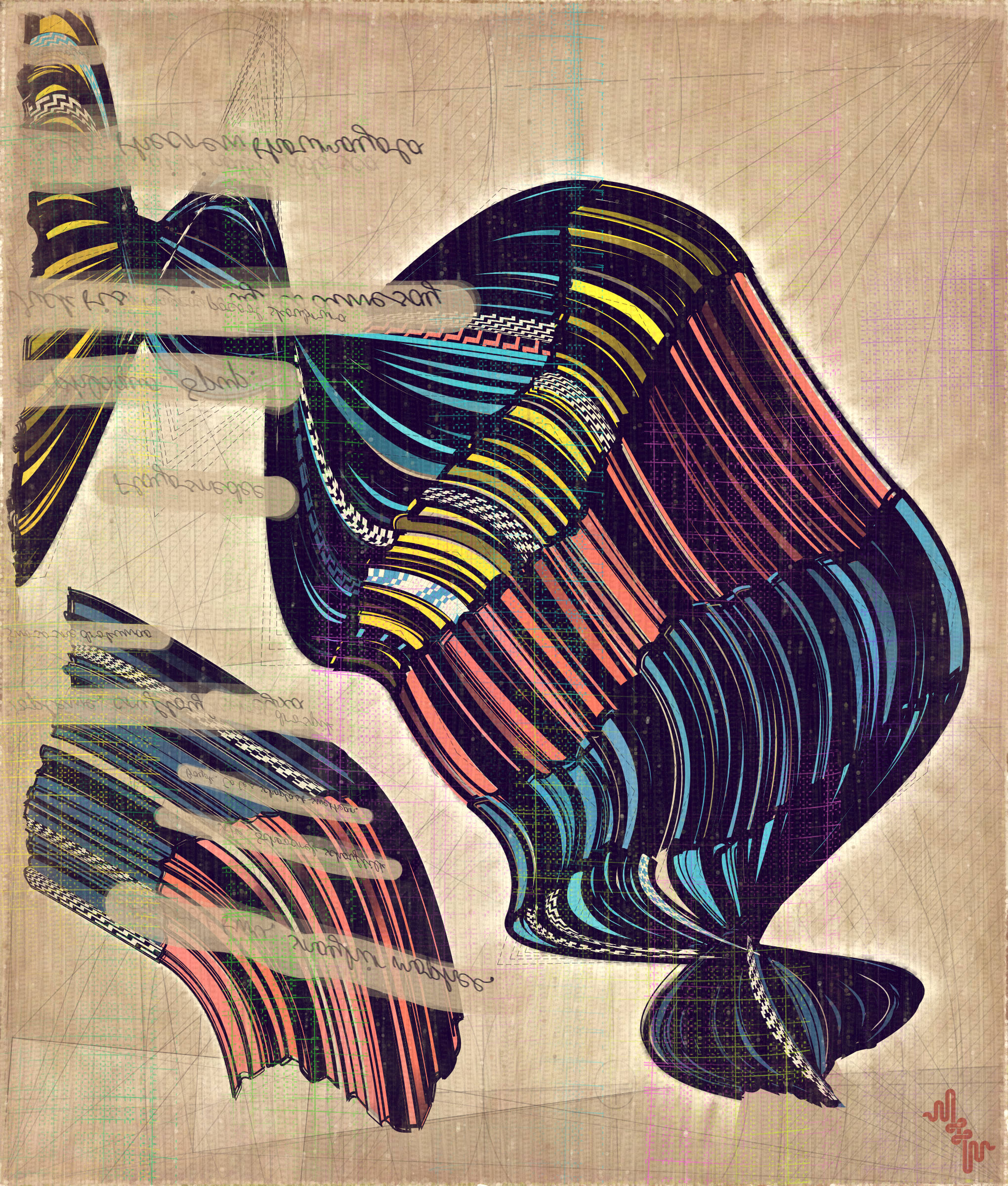 Amplitudes of Canvas #1000215