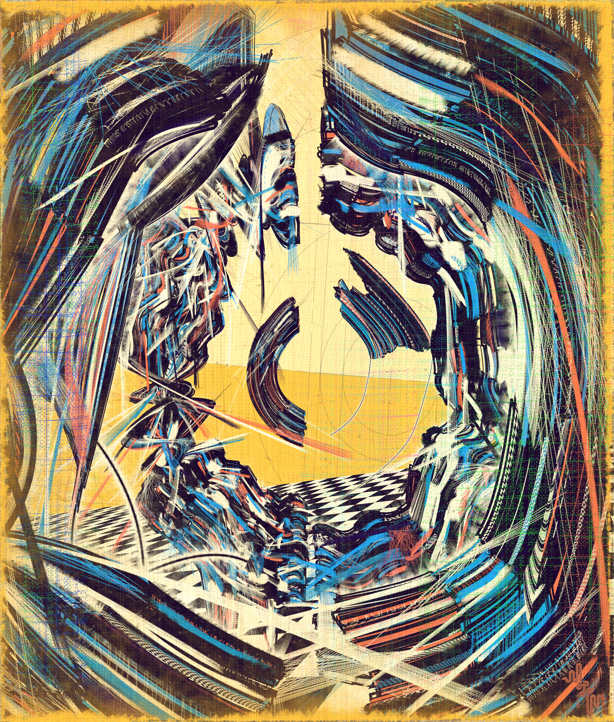 Amplitudes of Canvas #1000216