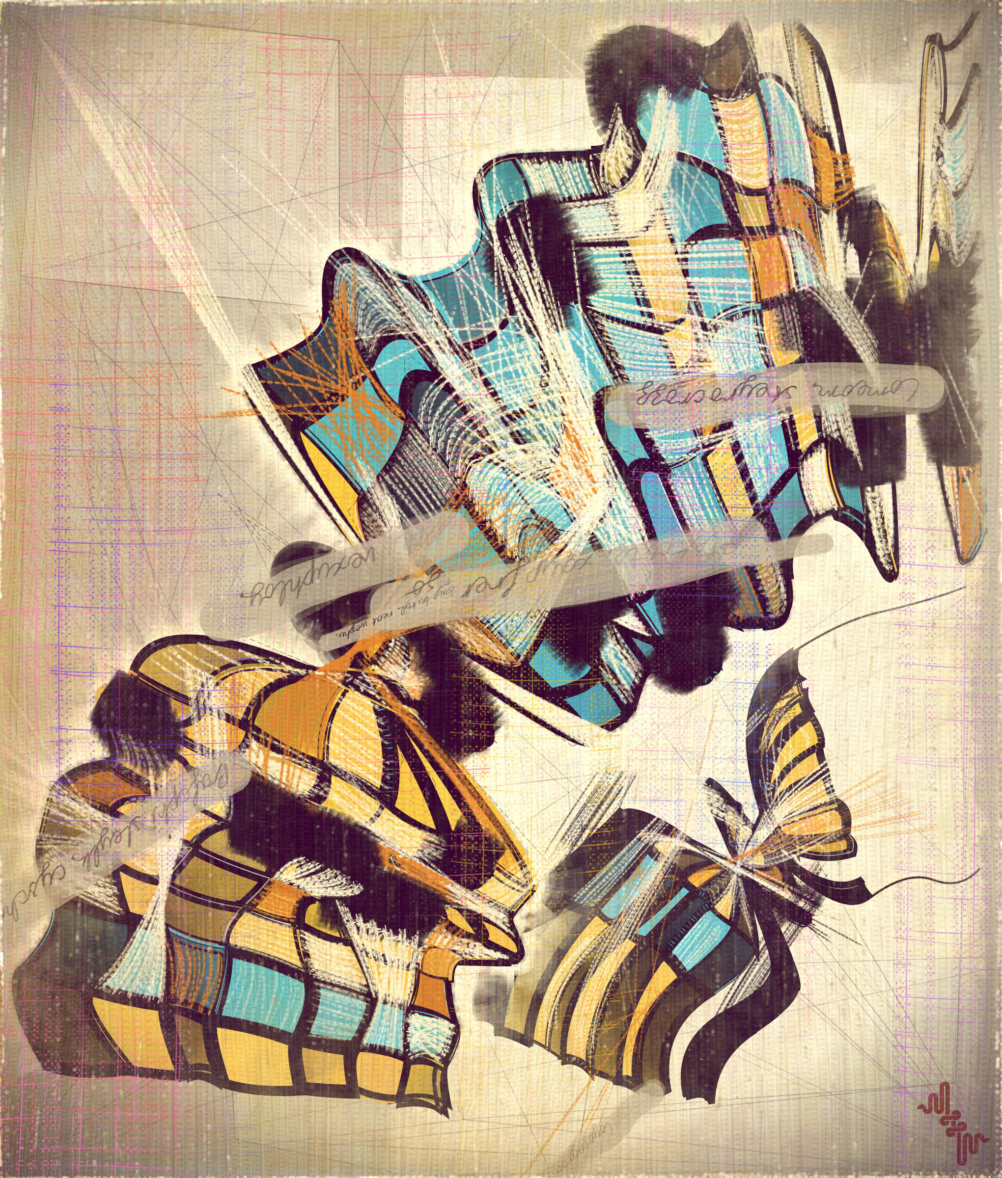 Amplitudes of Canvas #1000217