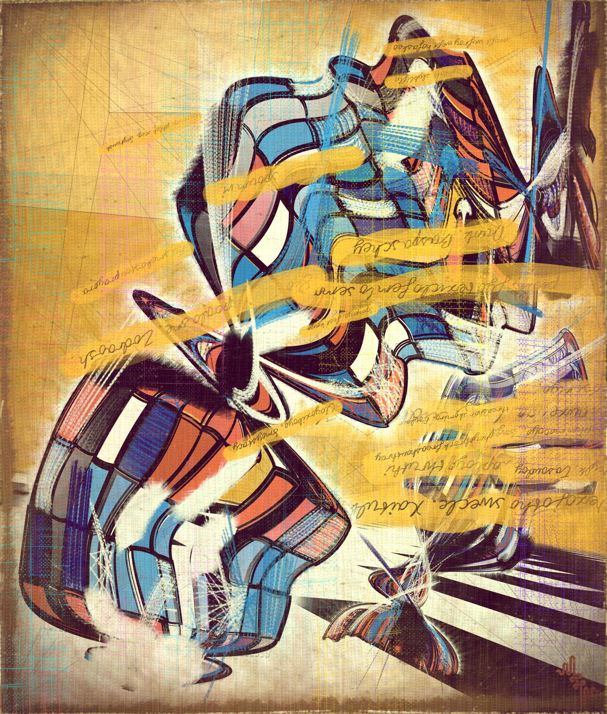 Amplitudes of Canvas #1000219