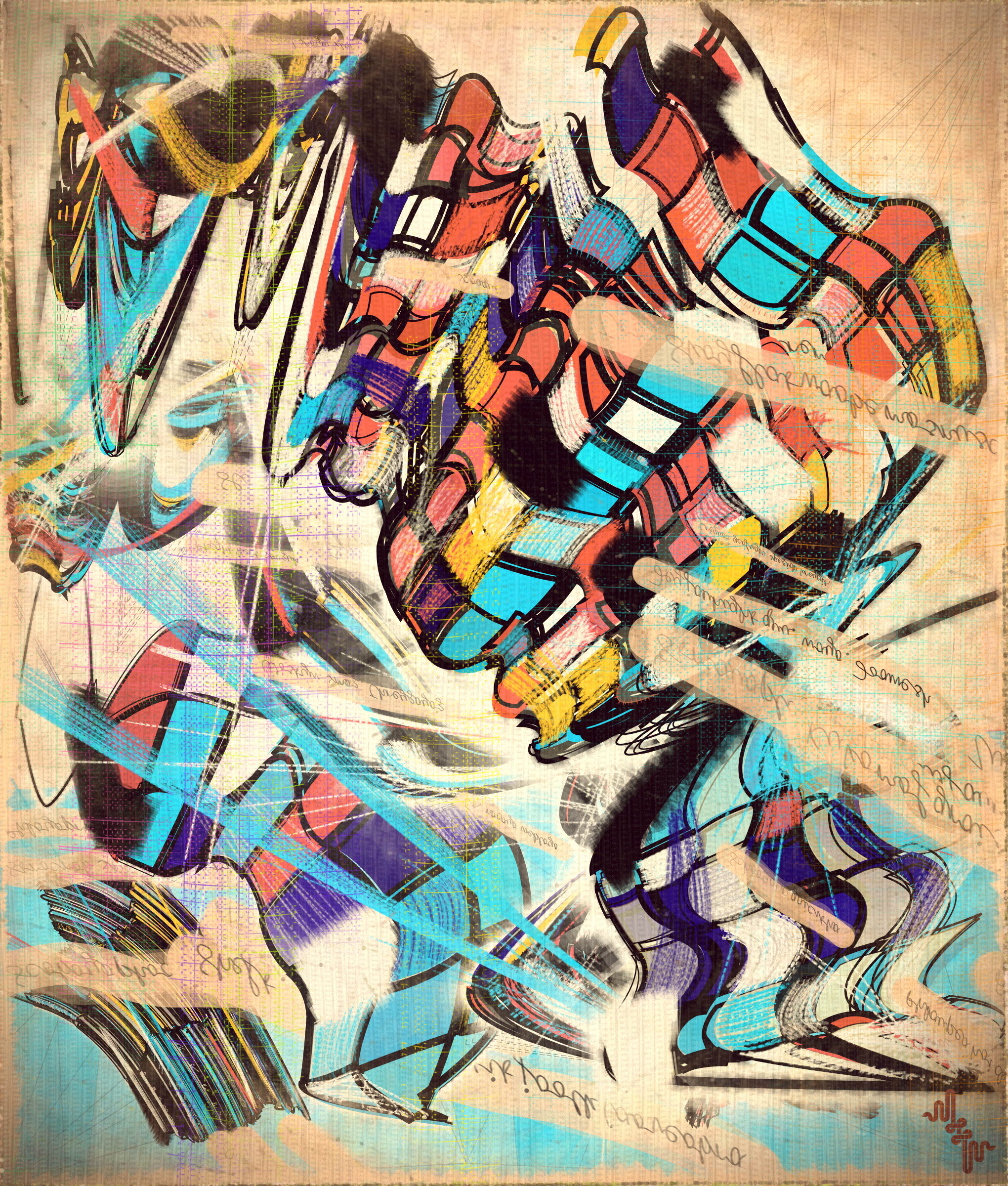 Amplitudes of Canvas #1000224