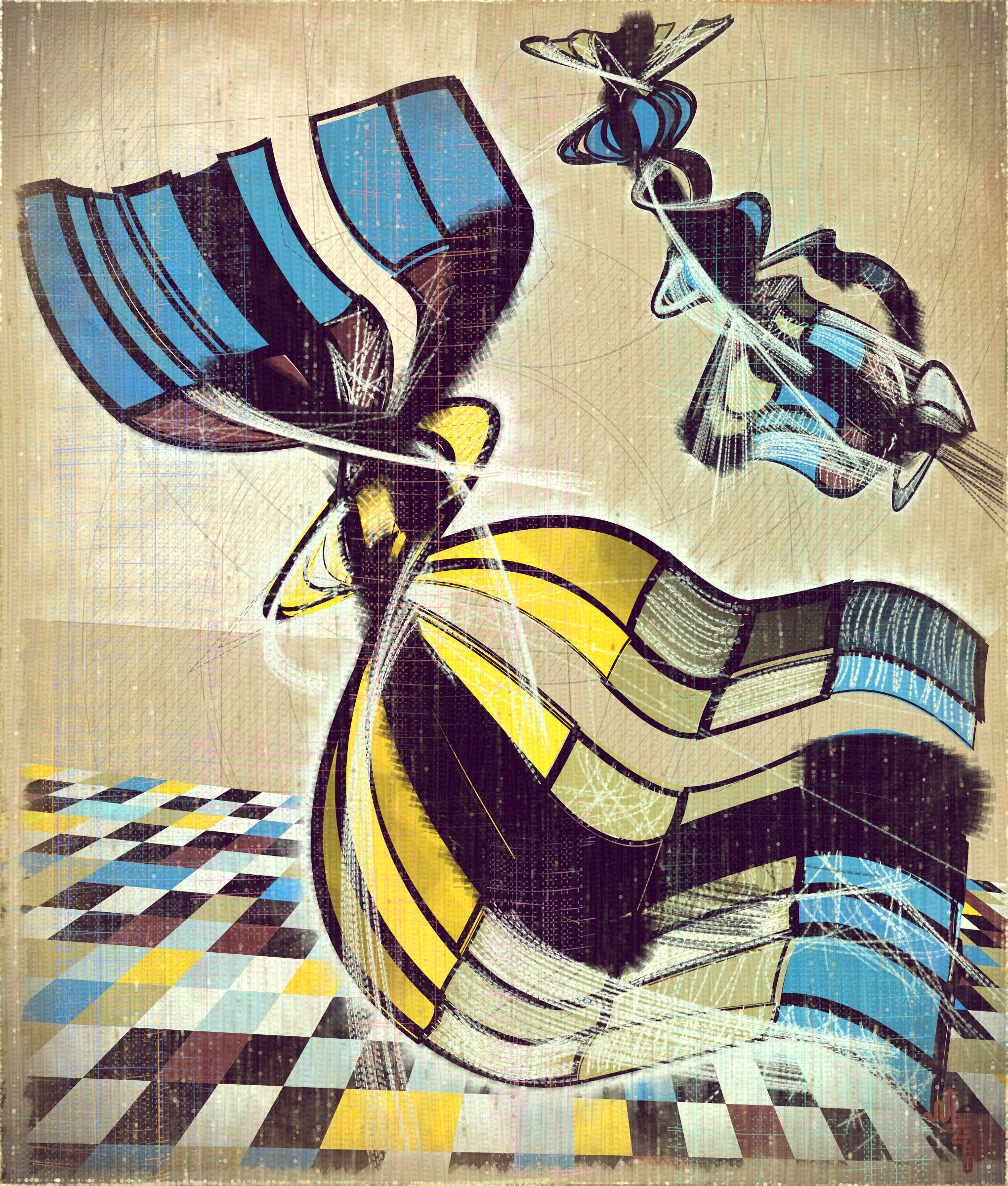 Amplitudes of Canvas #1000228