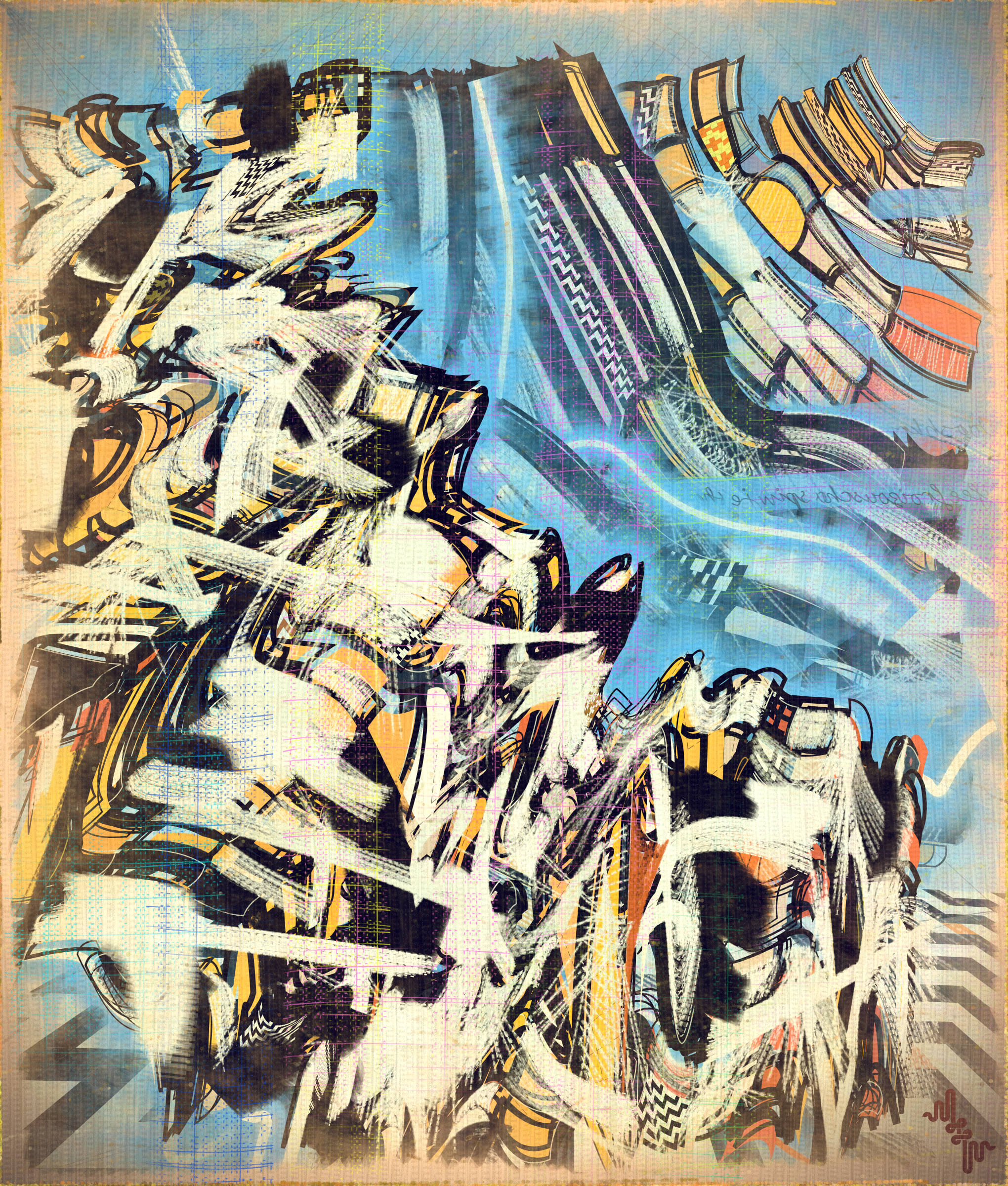 Amplitudes of Canvas #1000231