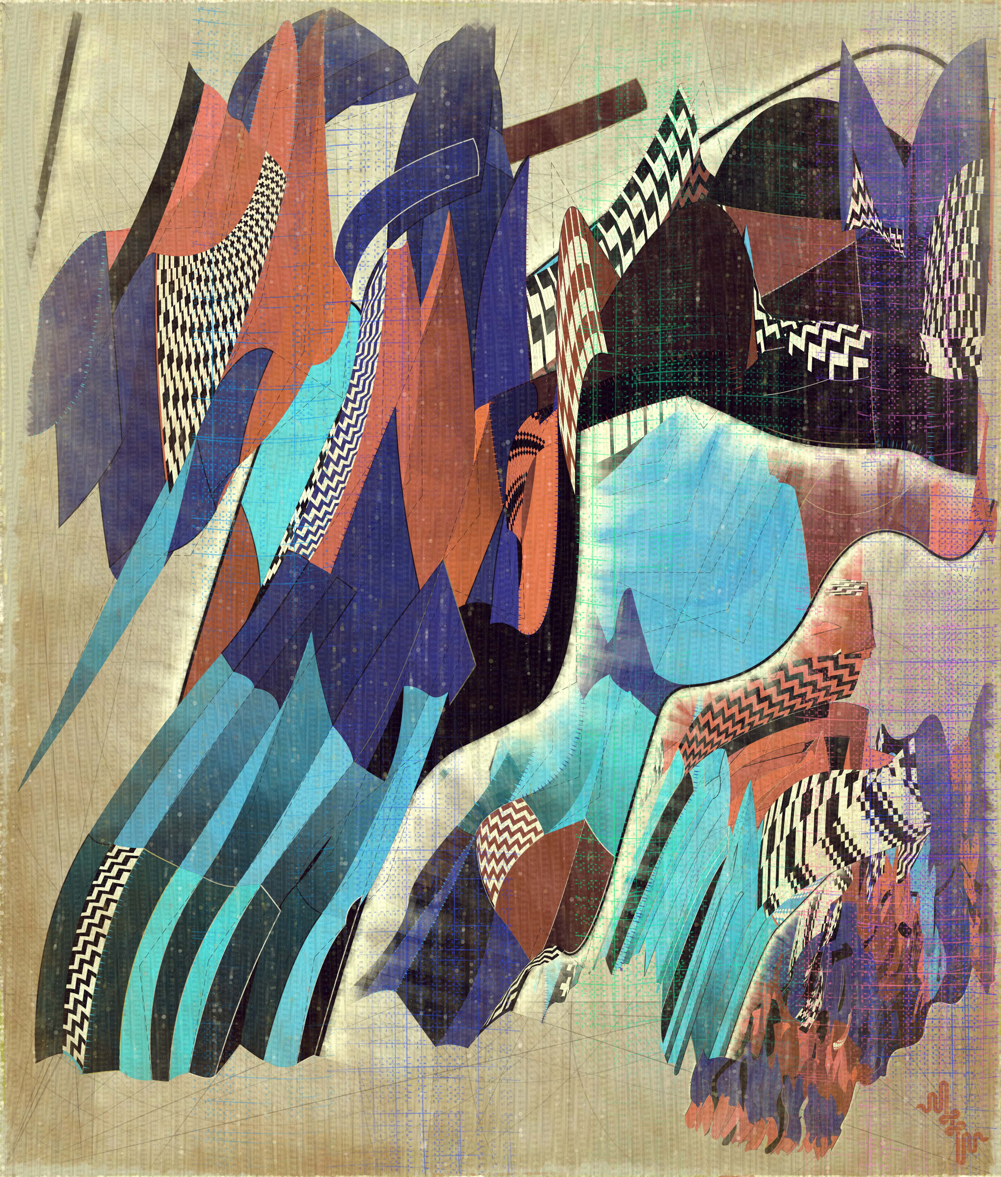 Amplitudes of Canvas #1000232