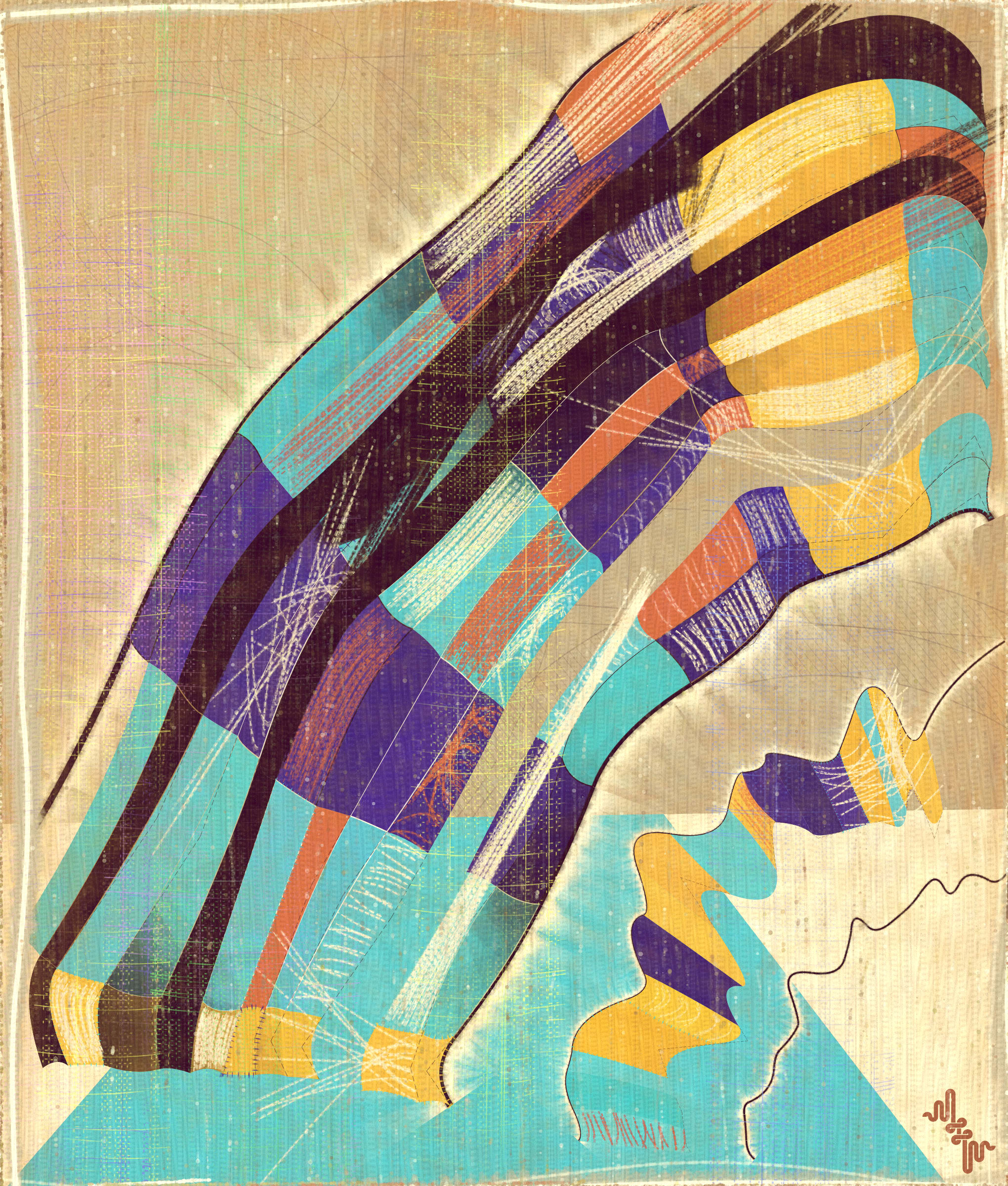 Amplitudes of Canvas #1000234