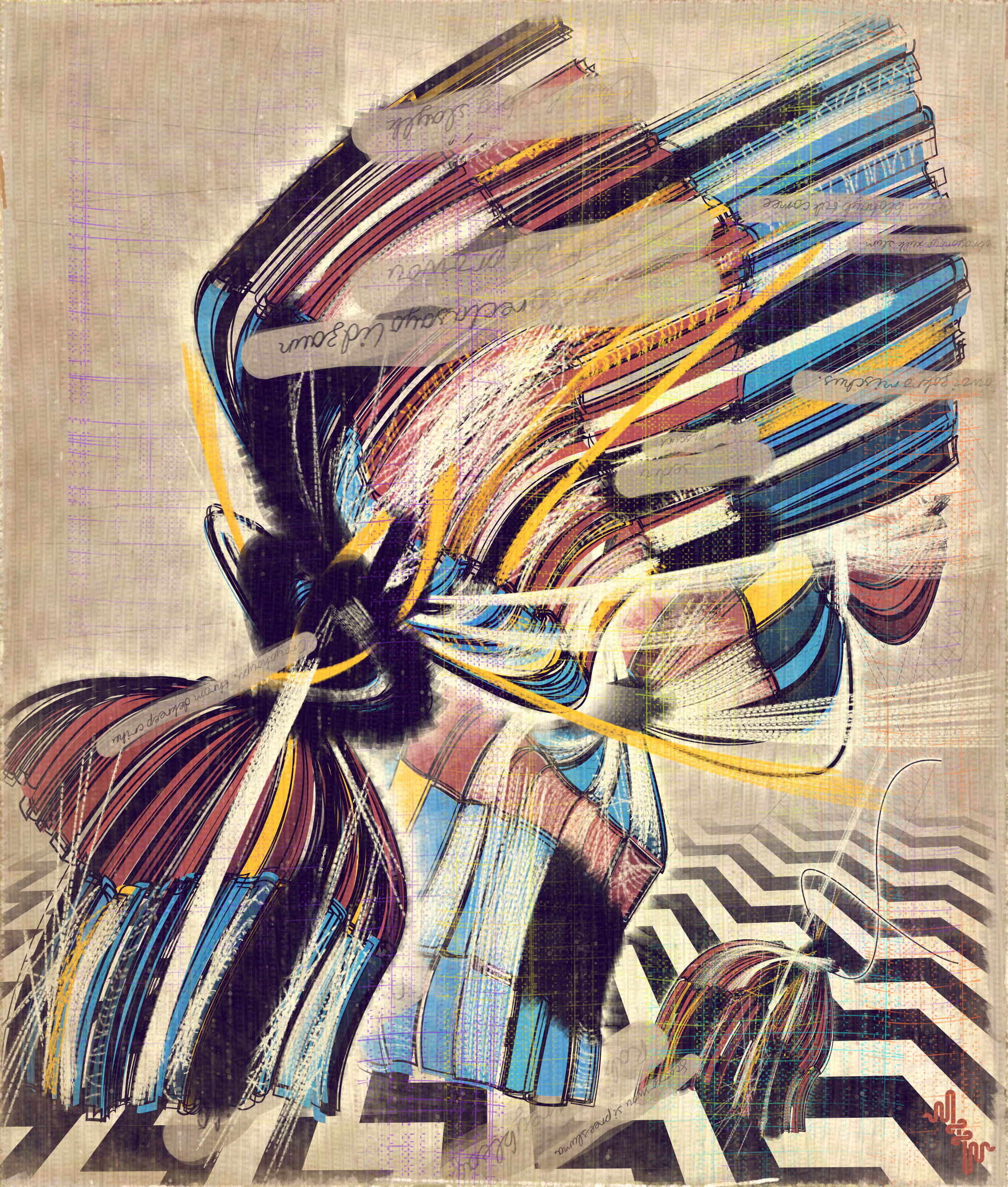 Amplitudes of Canvas #1000237