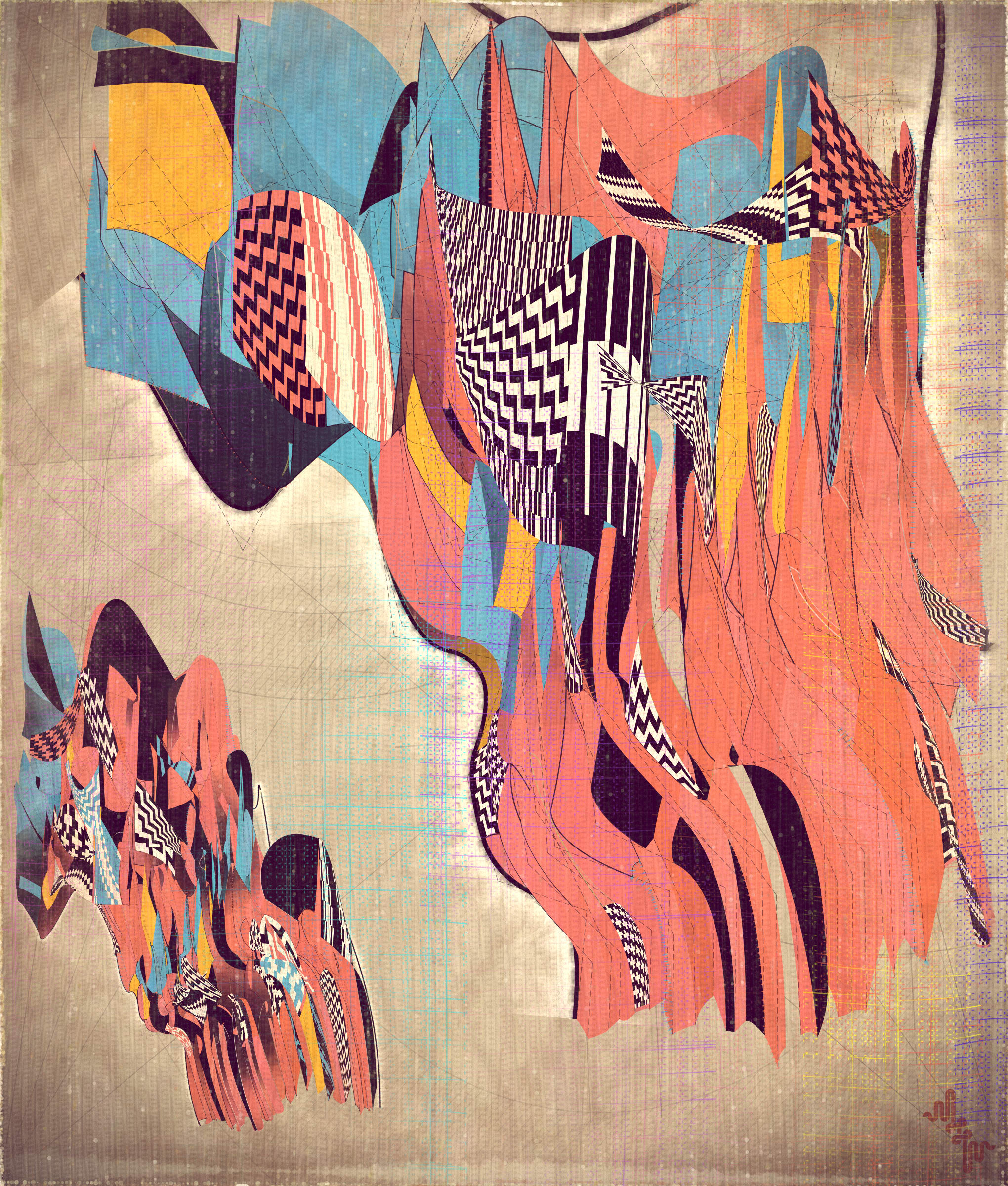 Amplitudes of Canvas #1000240