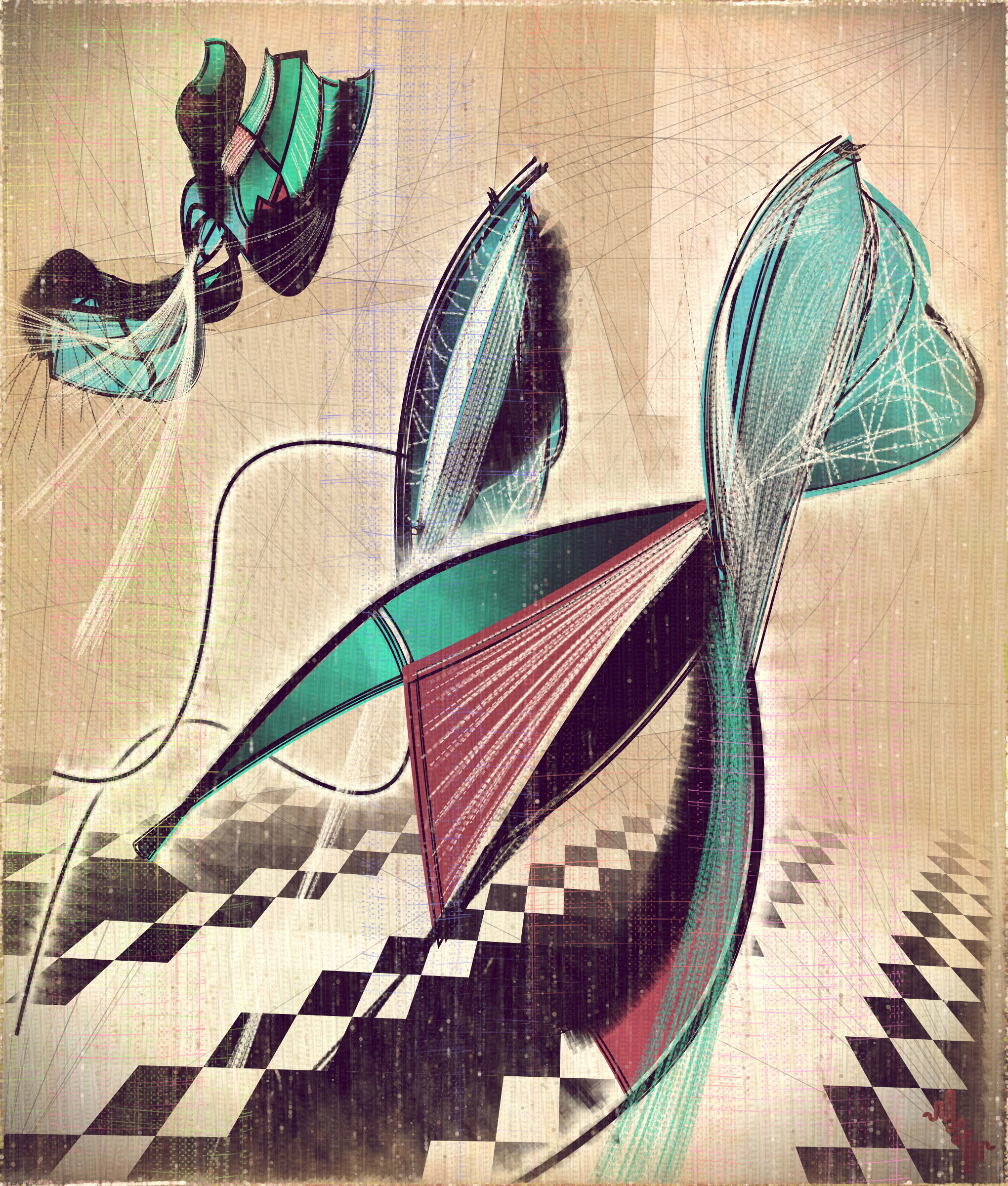 Amplitudes of Canvas #1000241