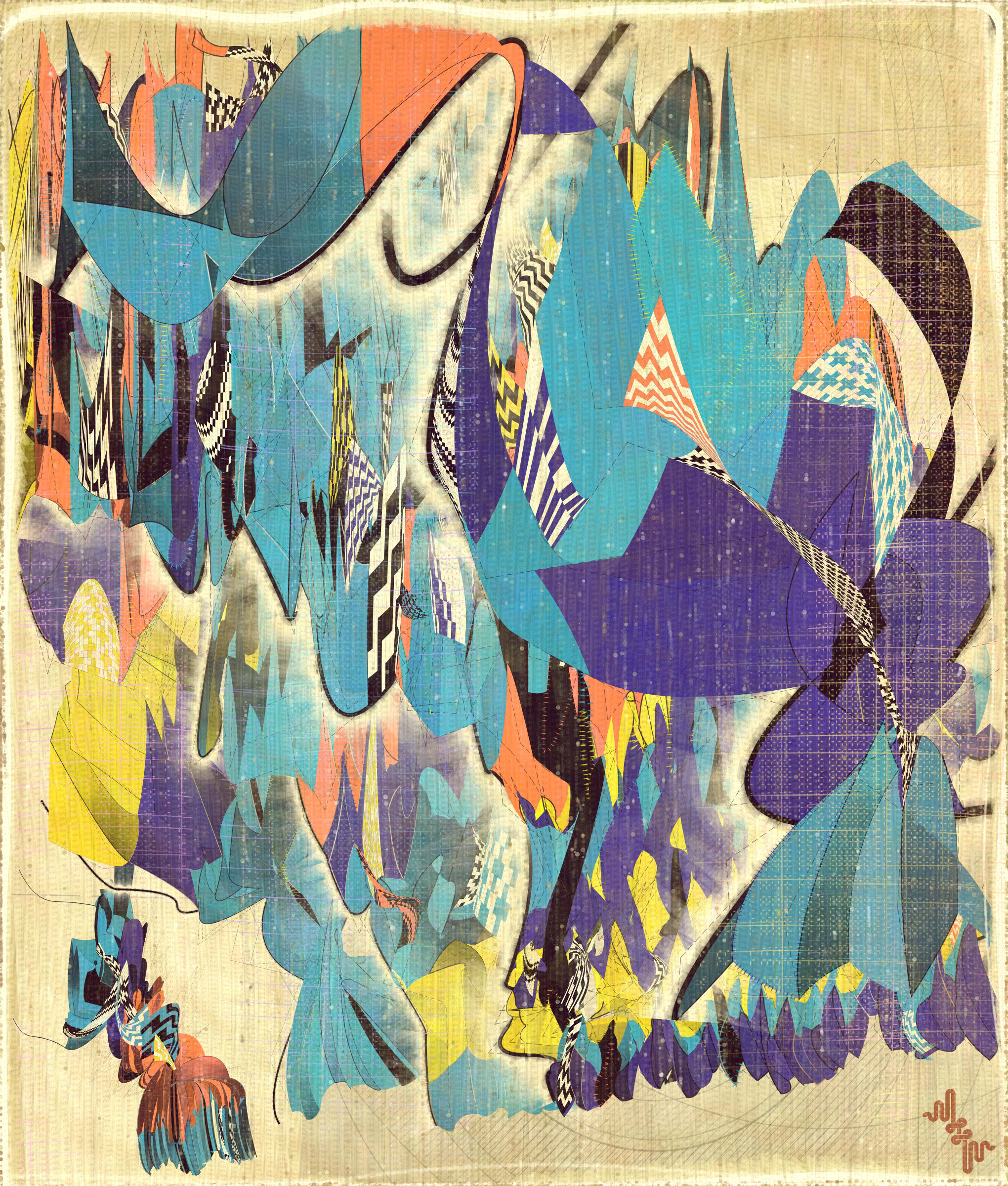 Amplitudes of Canvas #1000242
