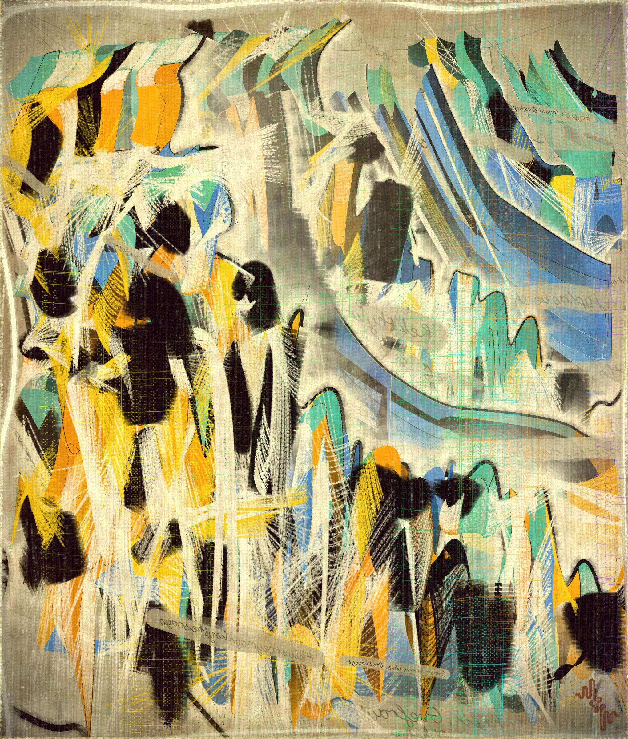 Amplitudes of Canvas #1000244