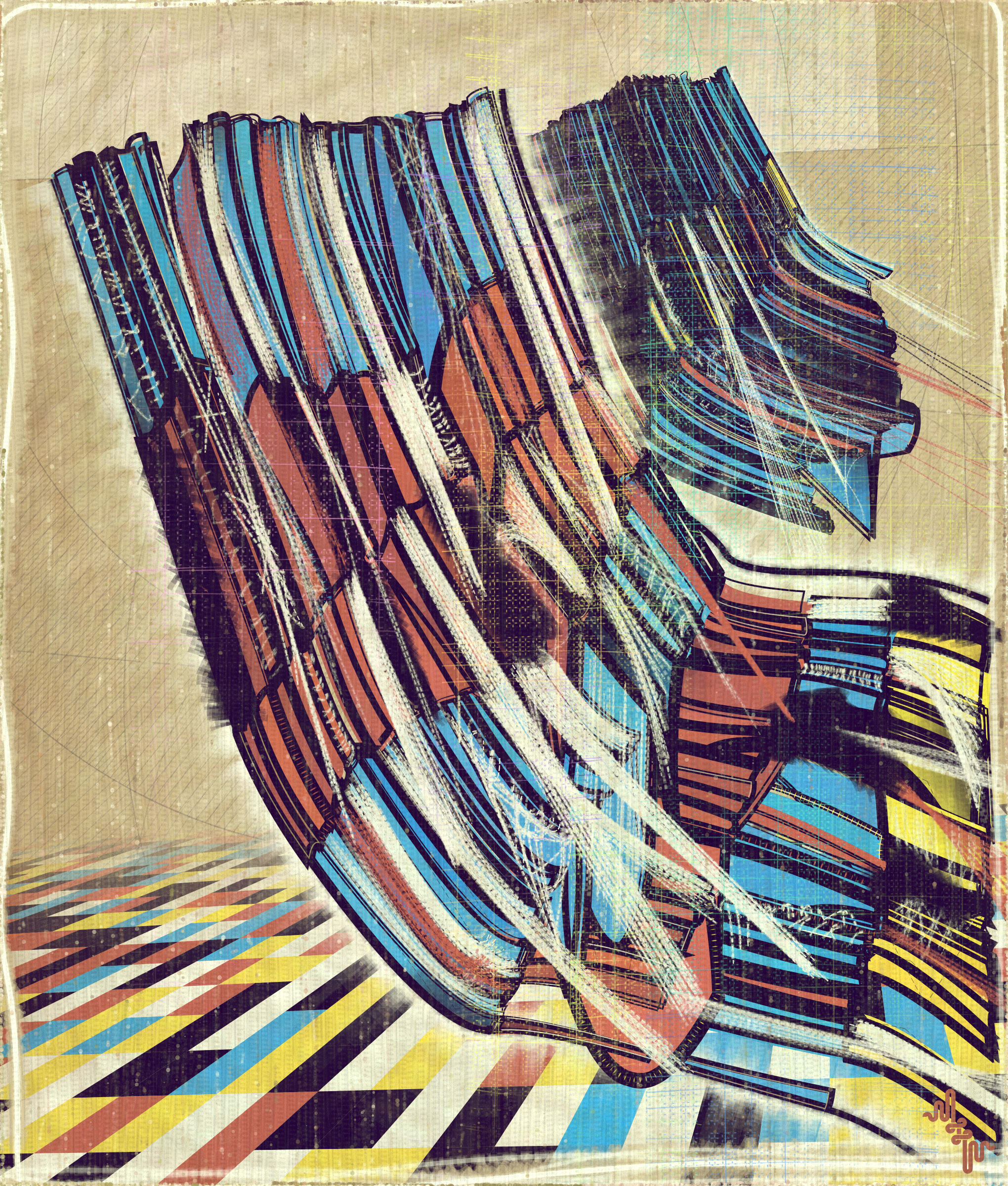 Amplitudes of Canvas #1000245