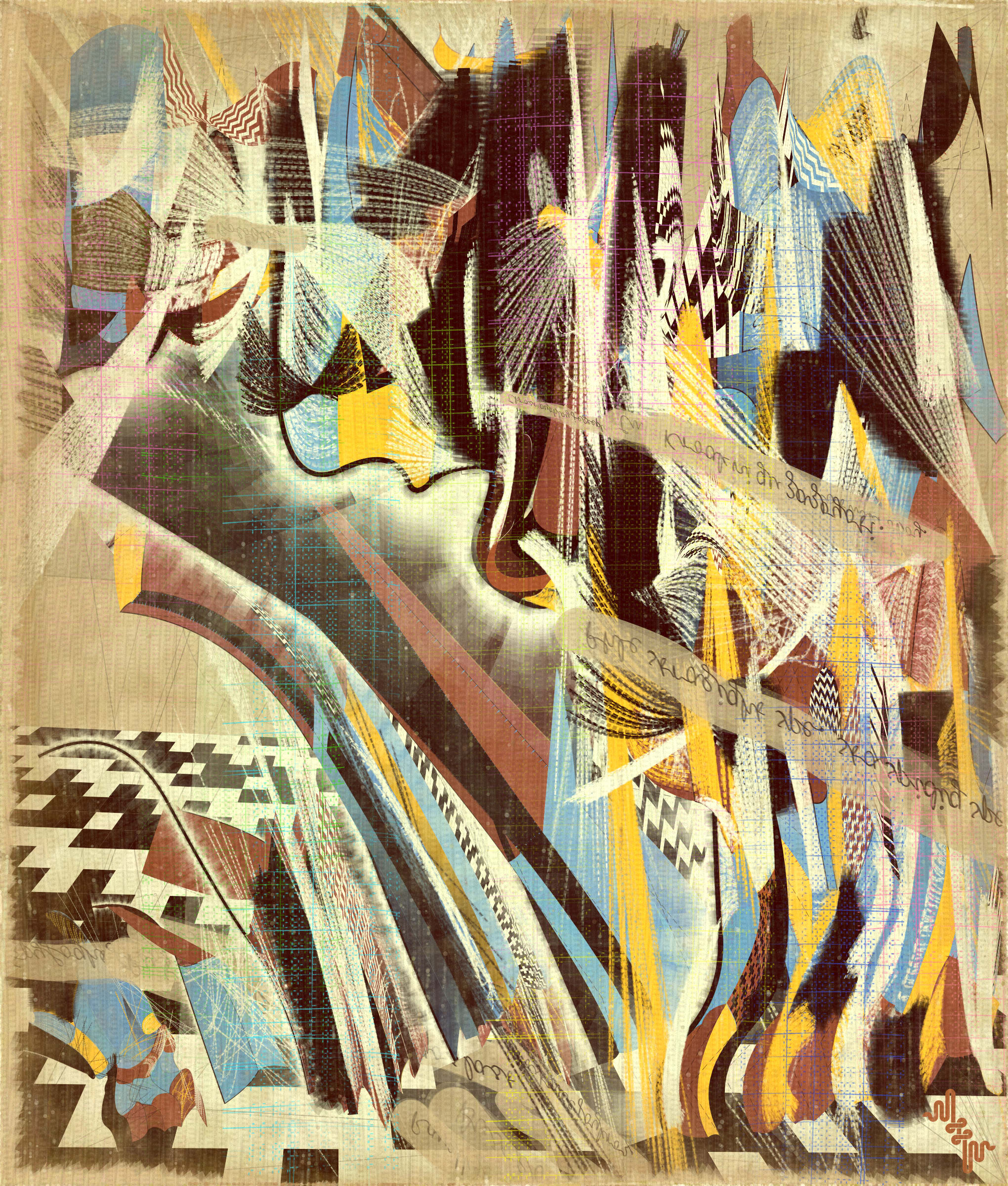 Amplitudes of Canvas #1000246