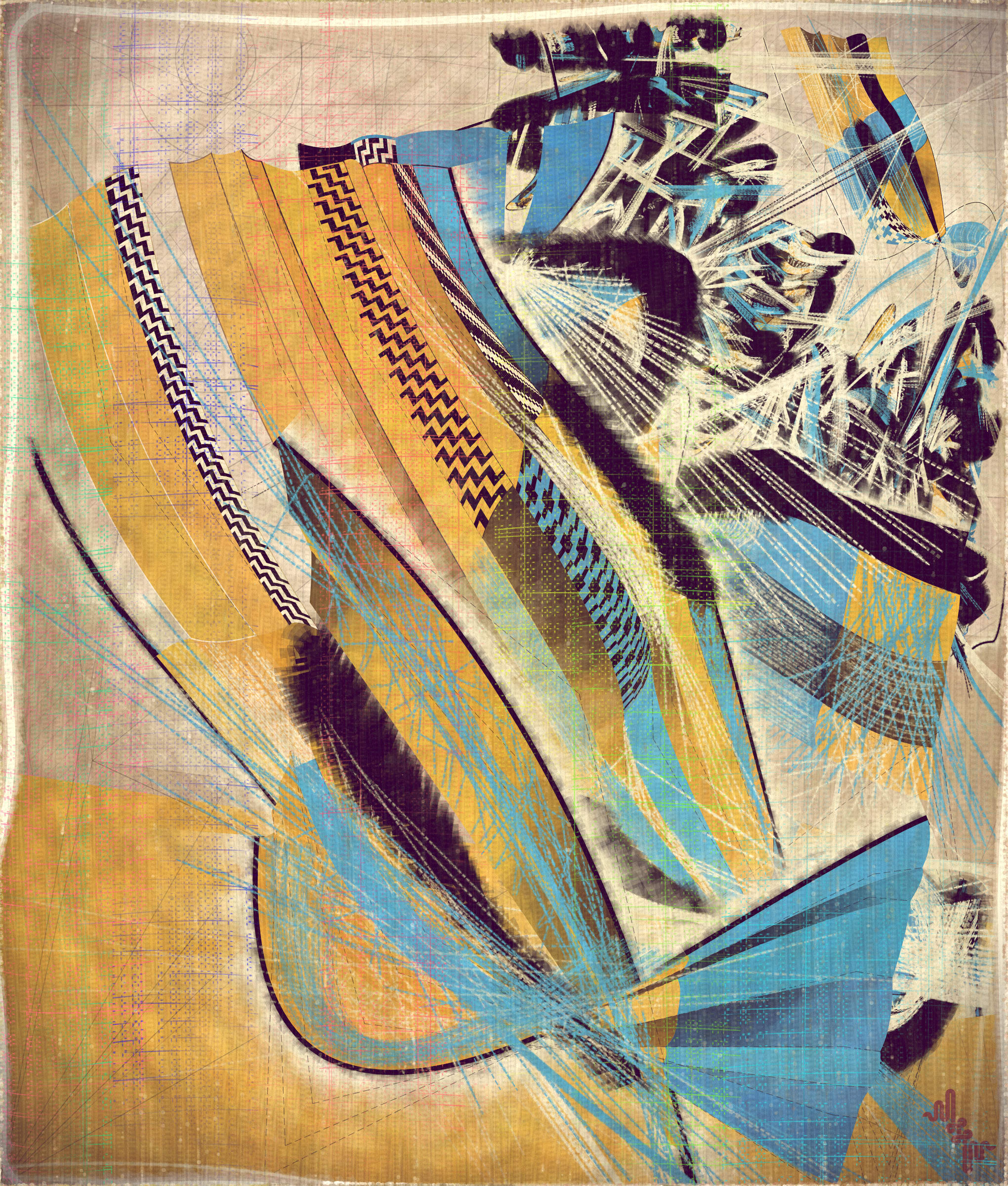 Amplitudes of Canvas #1000249