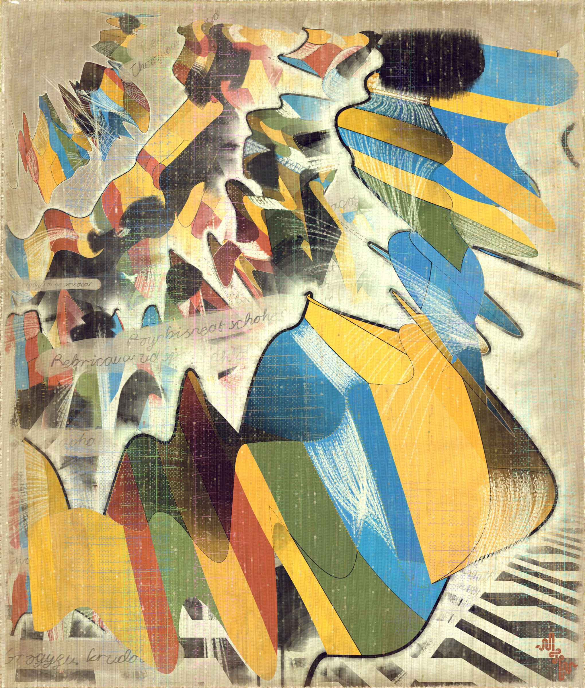 Amplitudes of Canvas #1000254