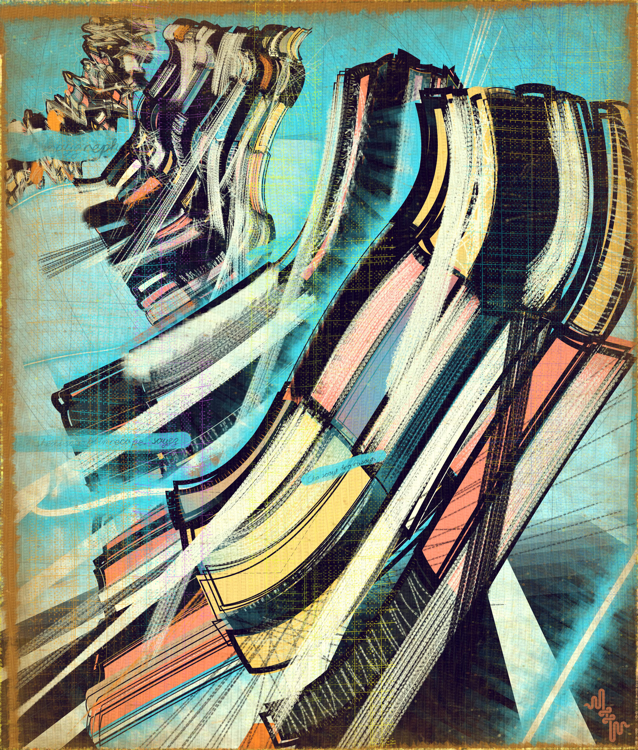 Amplitudes of Canvas #1000255