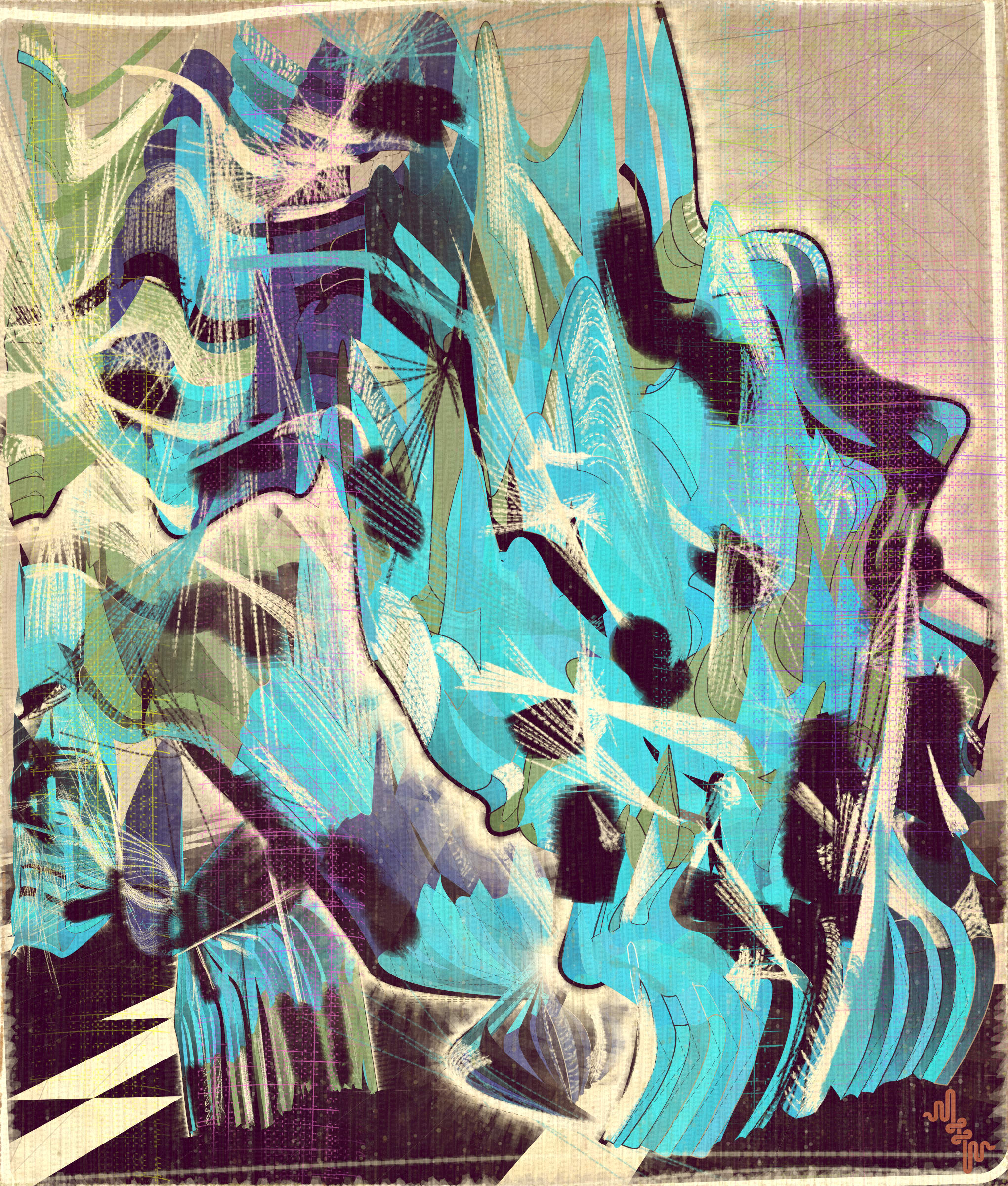 Amplitudes of Canvas #1000256