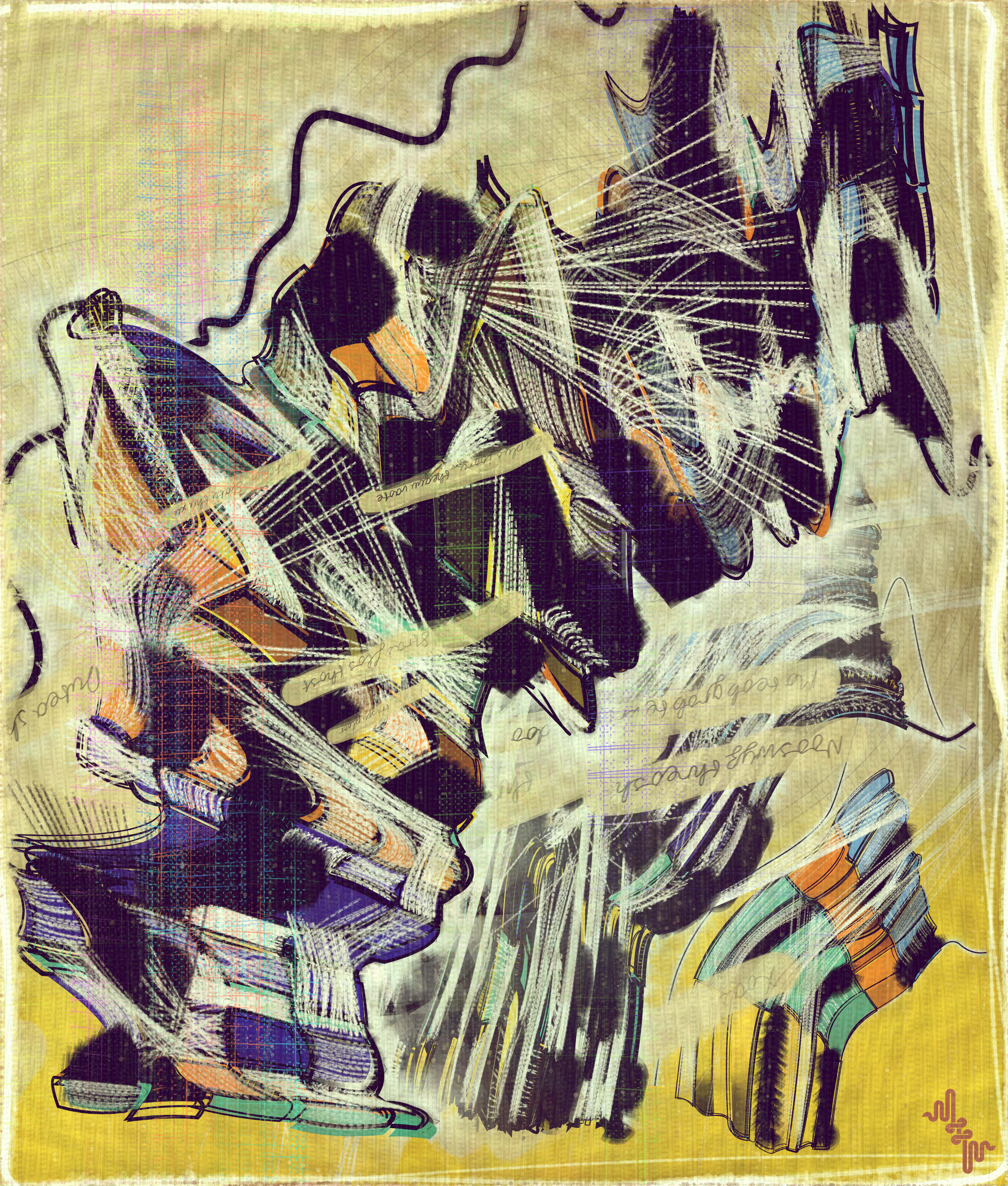 Amplitudes of Canvas #1000271