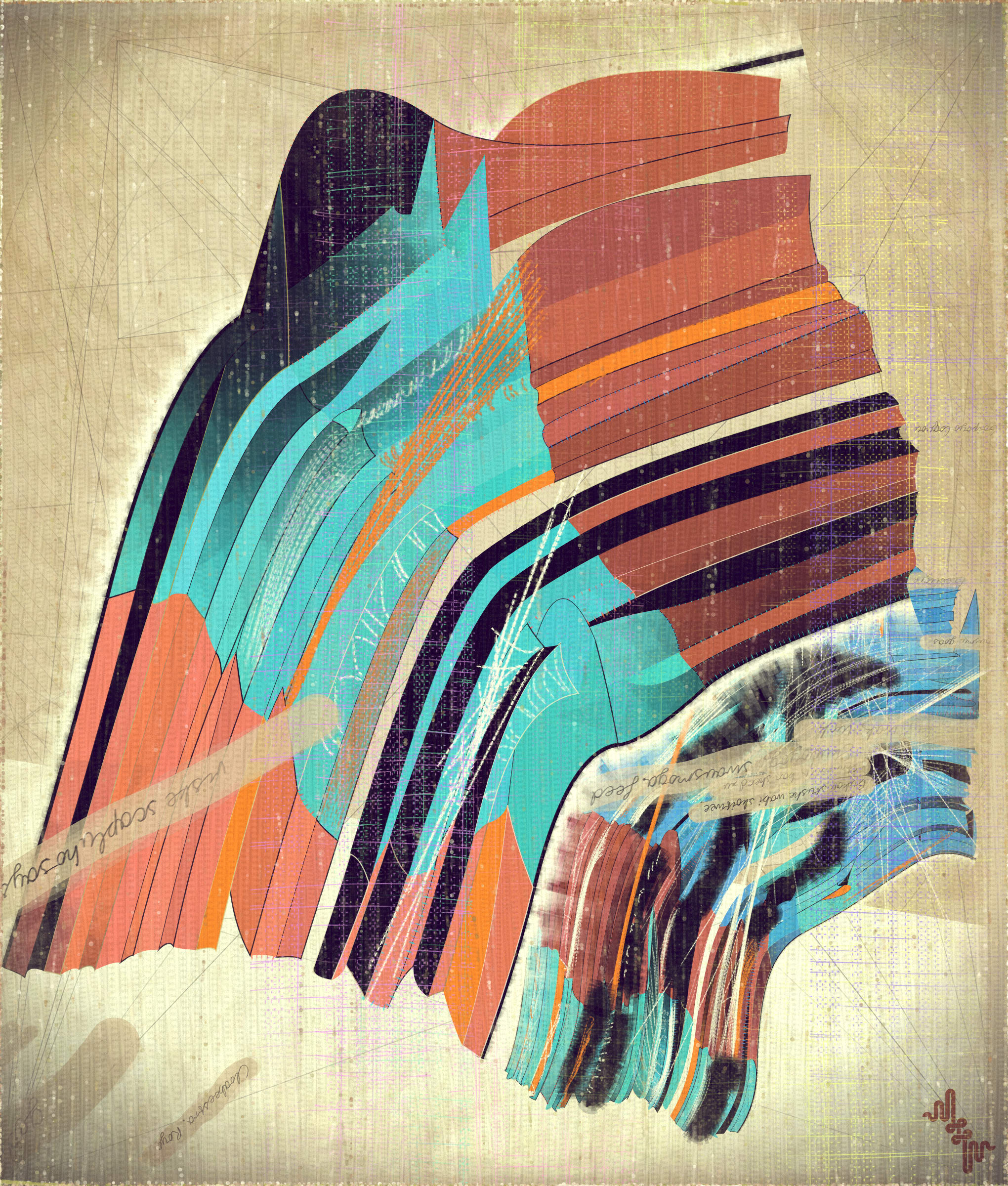 Amplitudes of Canvas #1000272