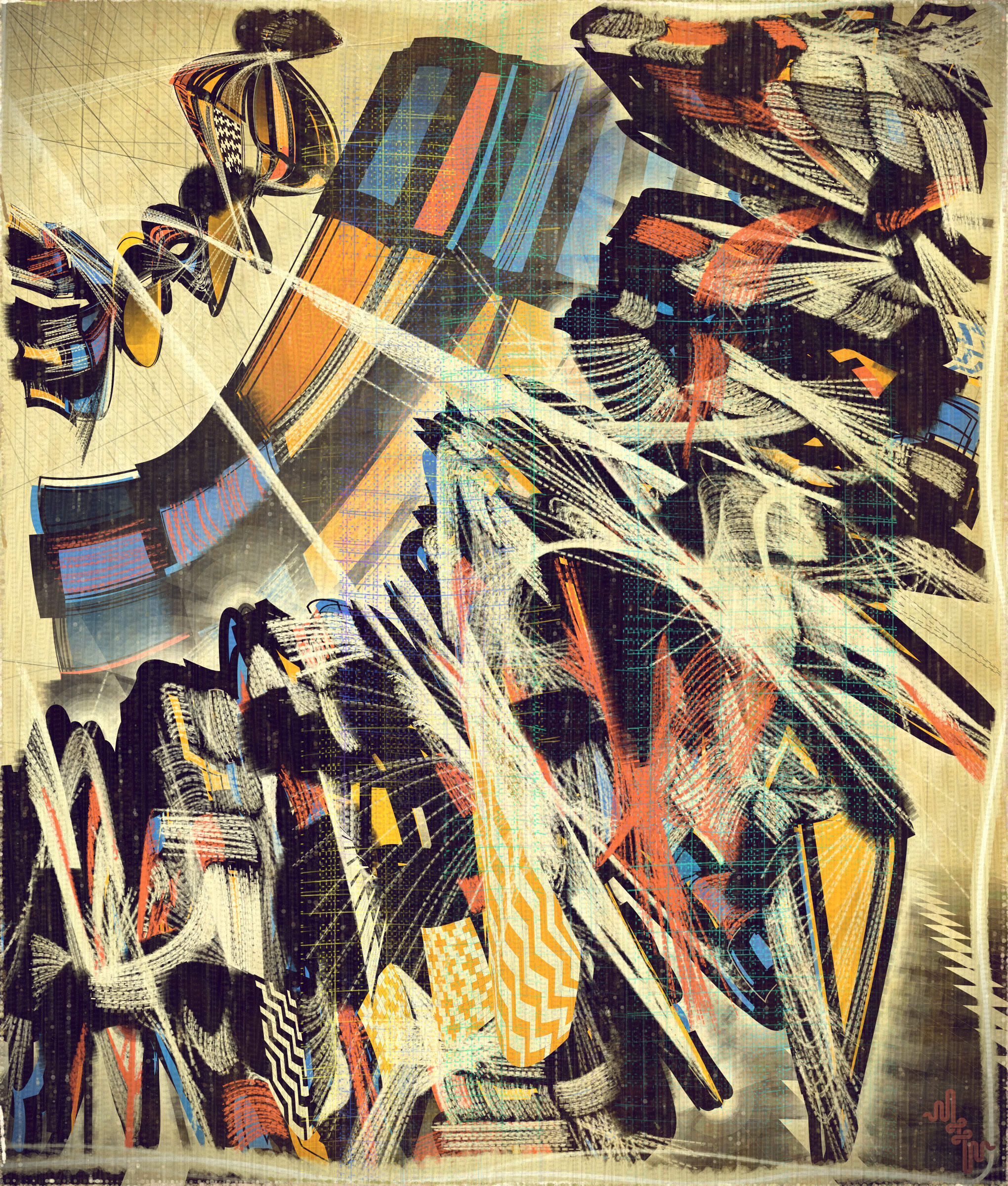 Amplitudes of Canvas #1000274