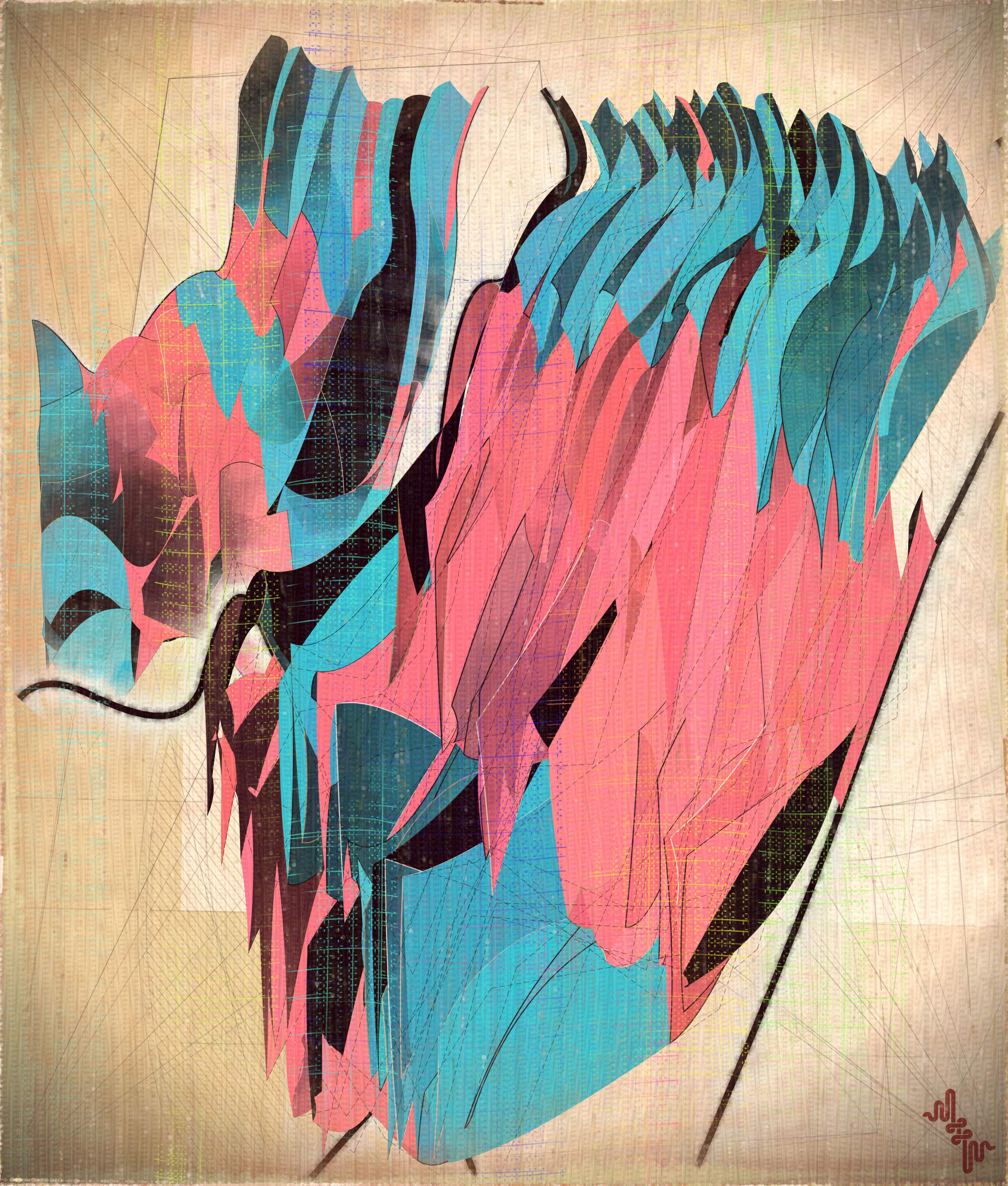 Amplitudes of Canvas #1000276