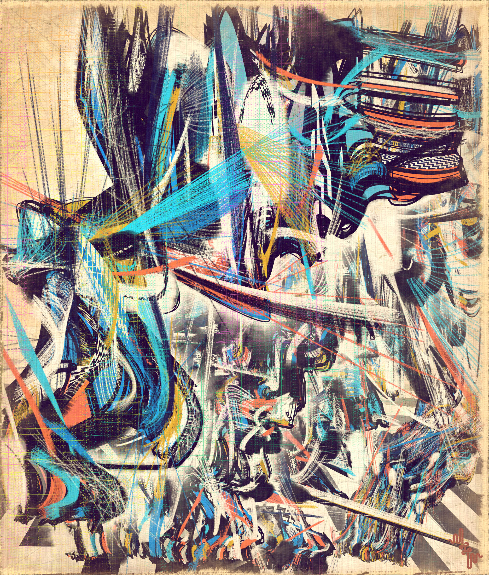 Amplitudes of Canvas #1000280