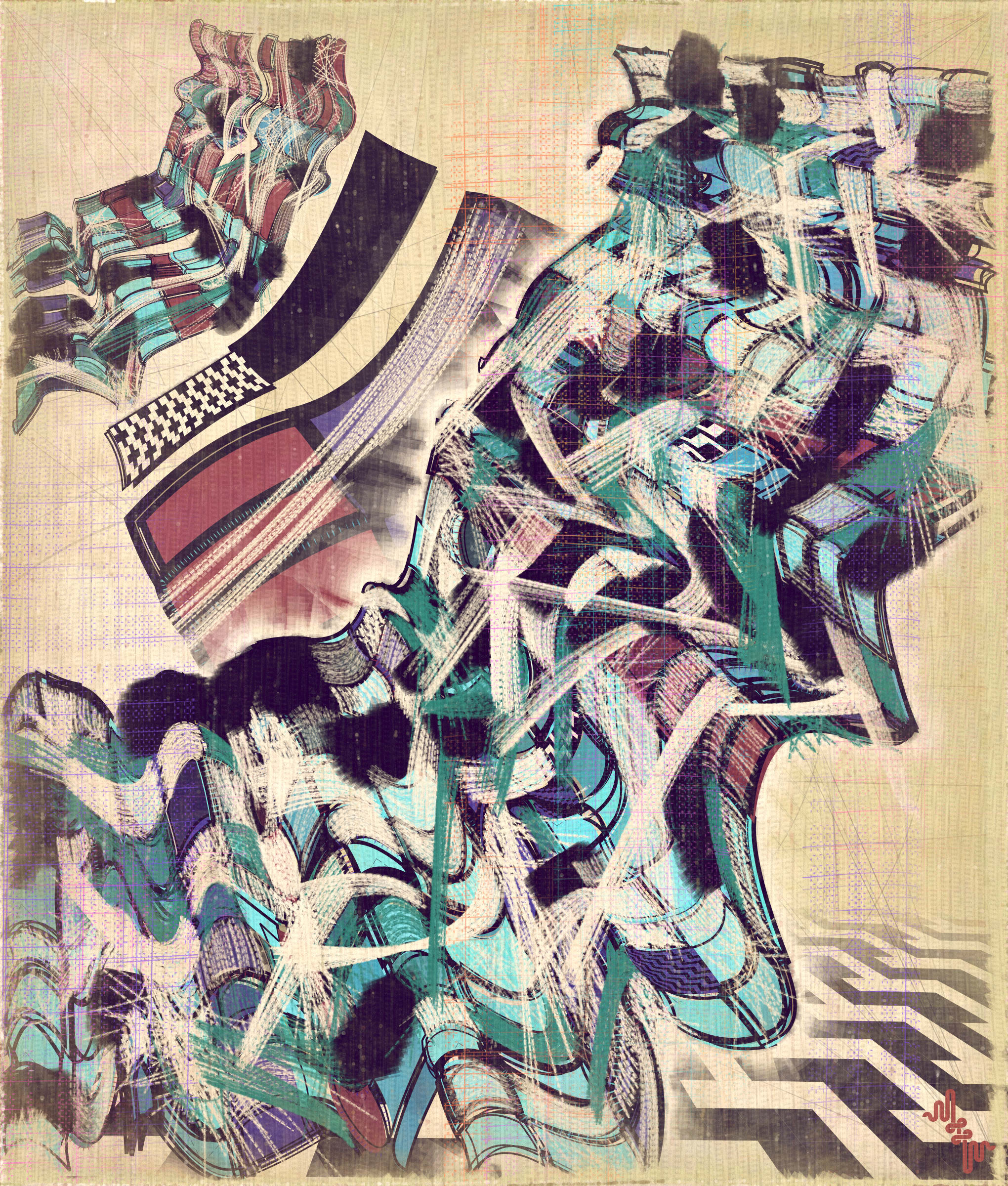 Amplitudes of Canvas #1000285