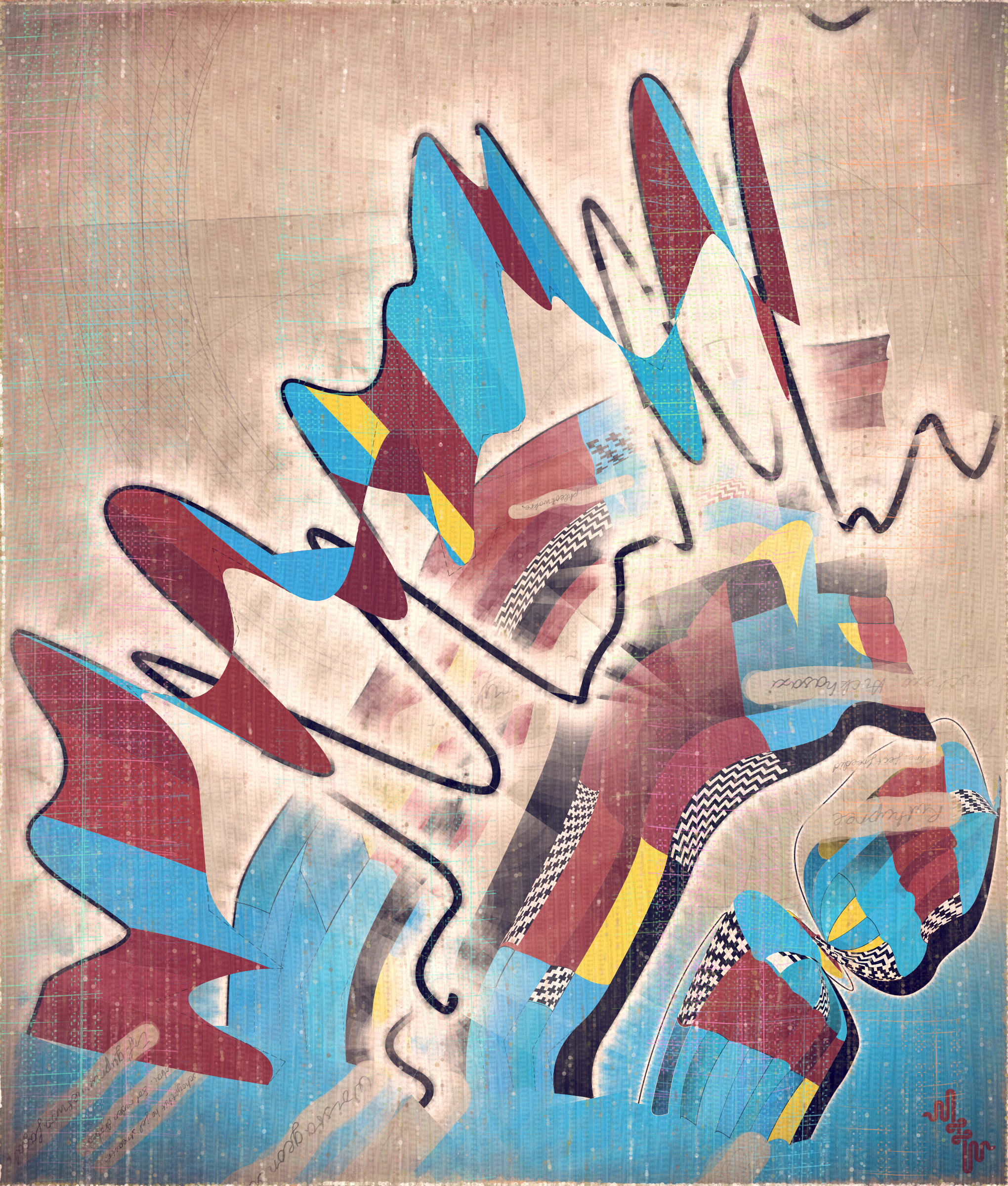 Amplitudes of Canvas #1000288