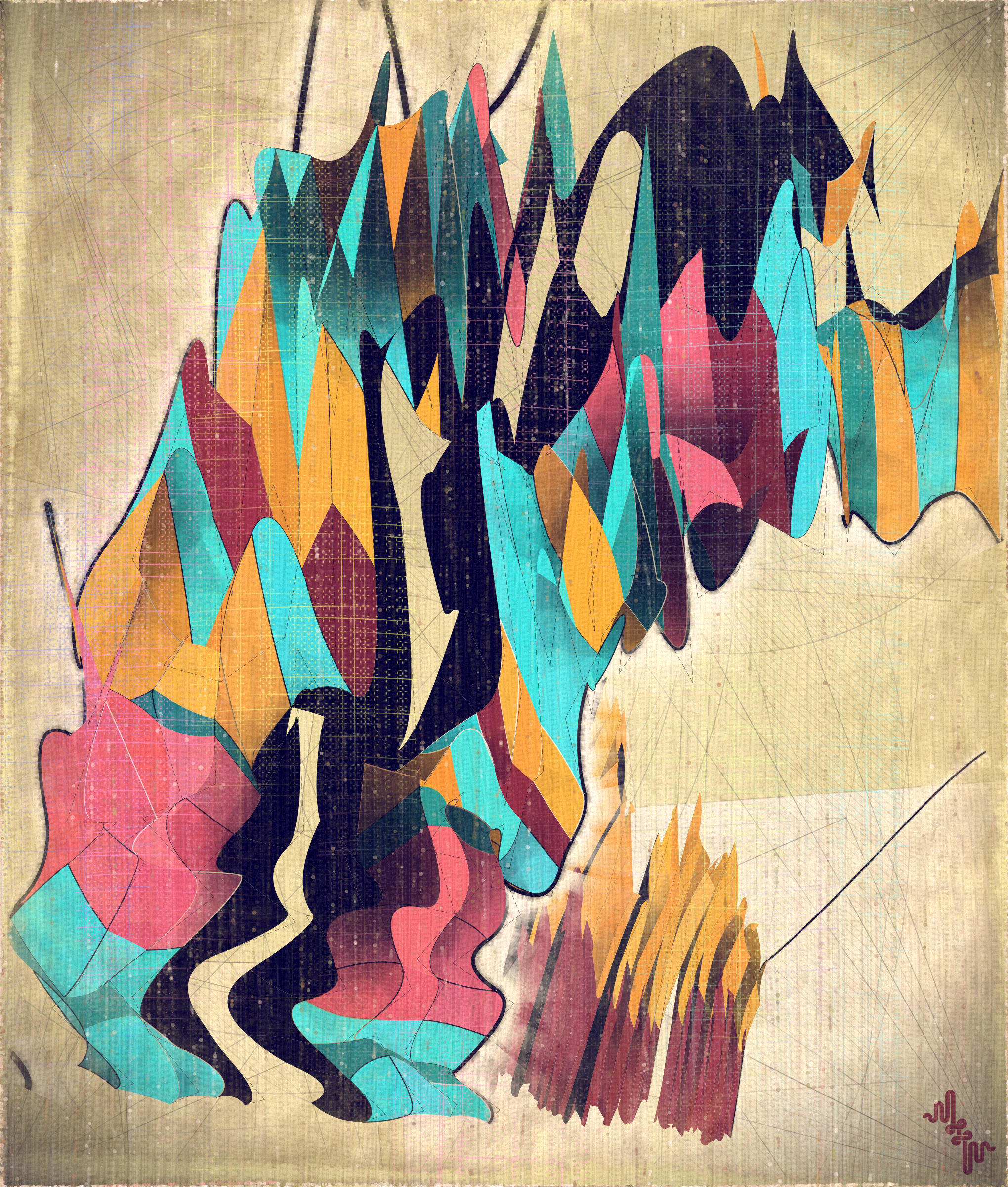 Amplitudes of Canvas #1000289