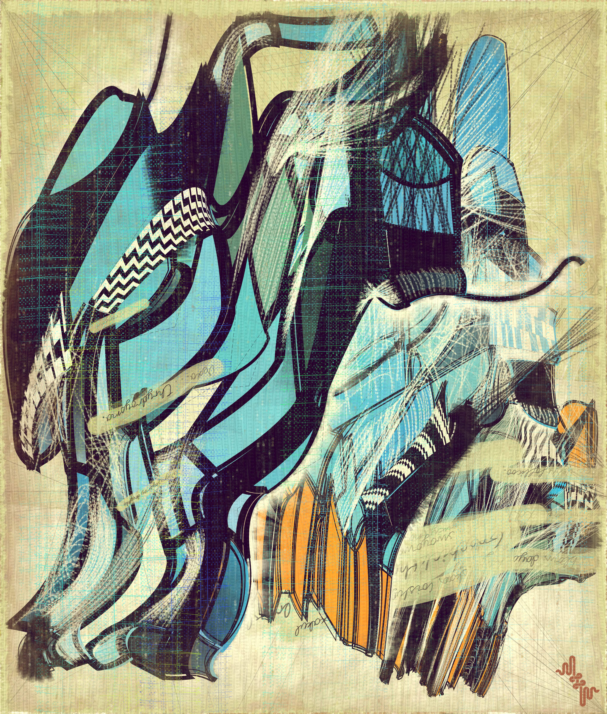 Amplitudes of Canvas #1000291