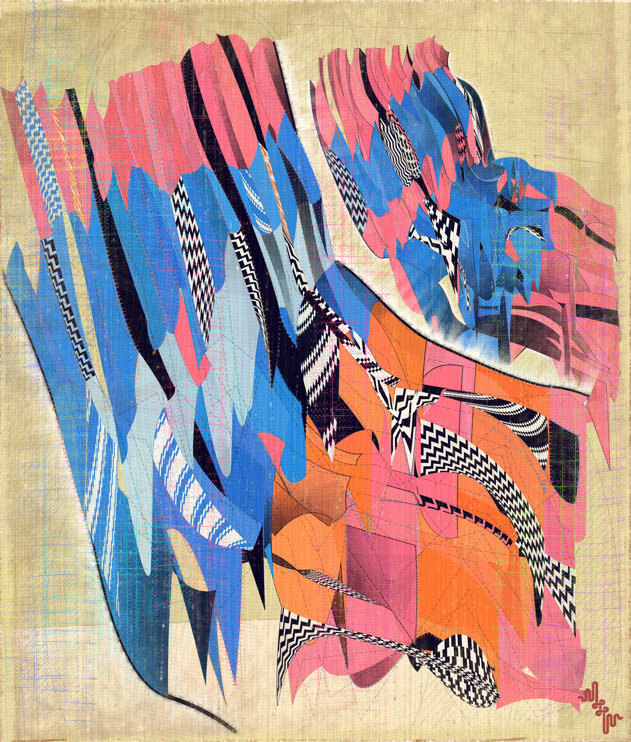 Amplitudes of Canvas #1000292